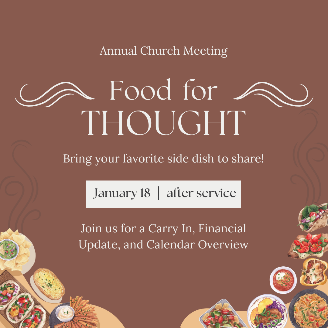 Food for Thought: Annual Church Meeting