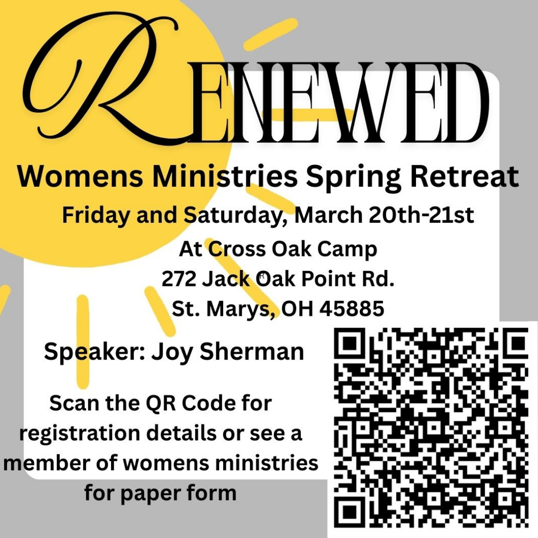 SAVE THE DATE: Women's Spring Retreat
