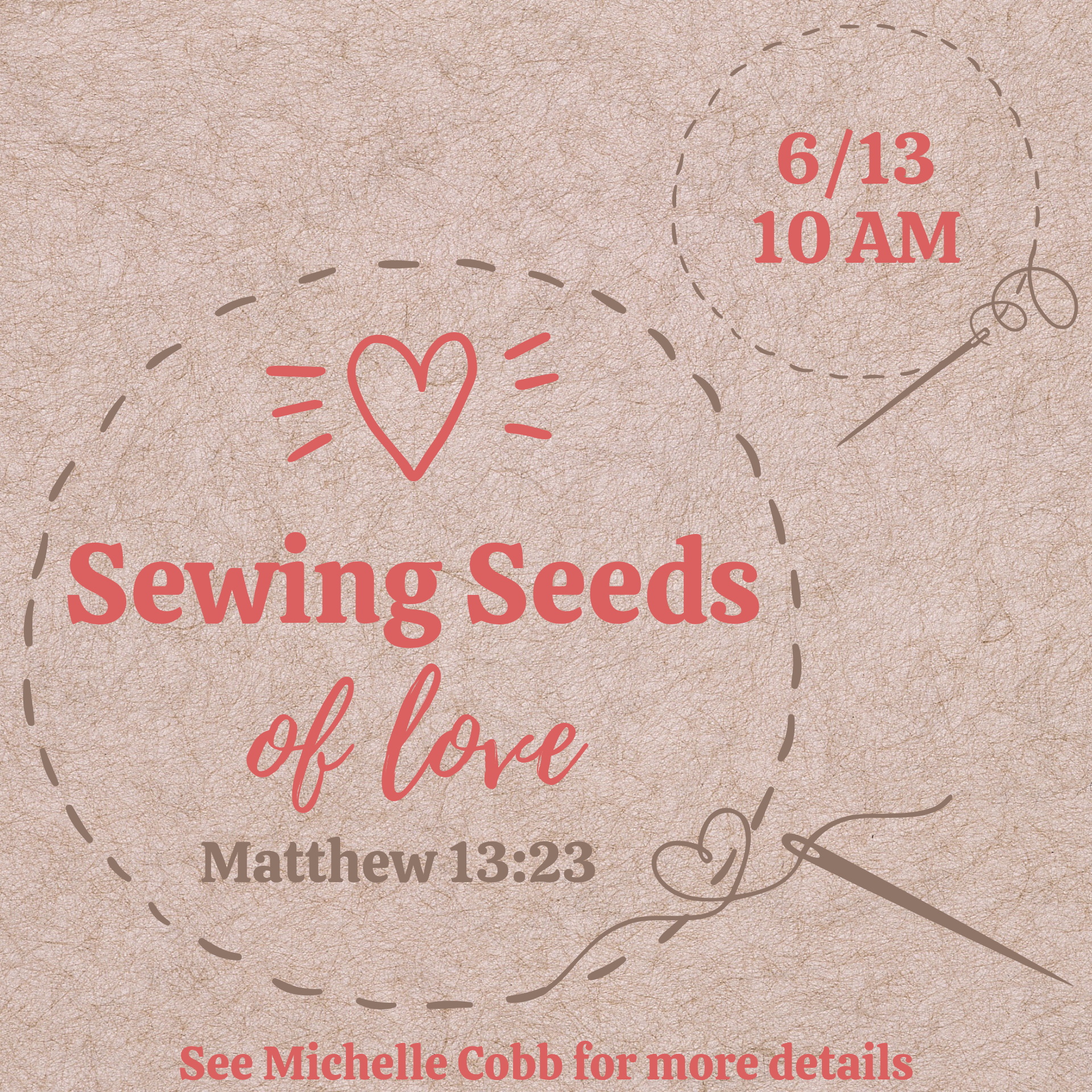 Sewing Seeds of Love