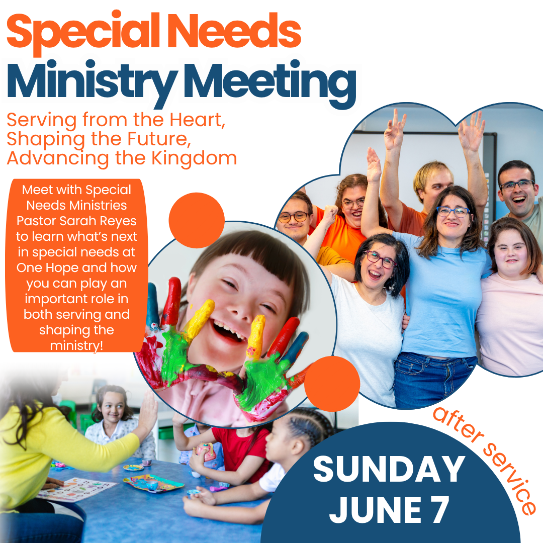Special Needs Ministries Meeting