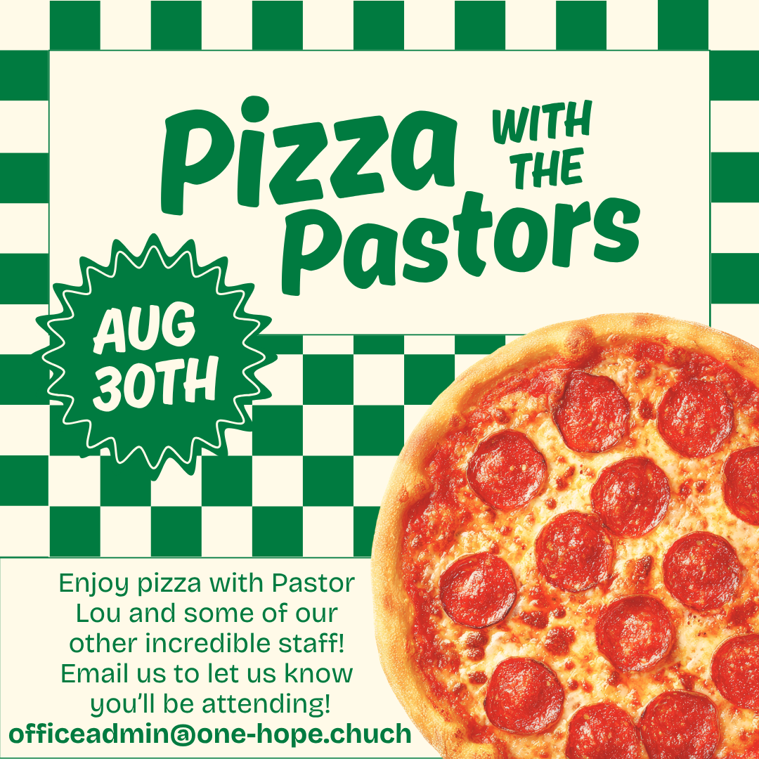 Pizza with the Pastors