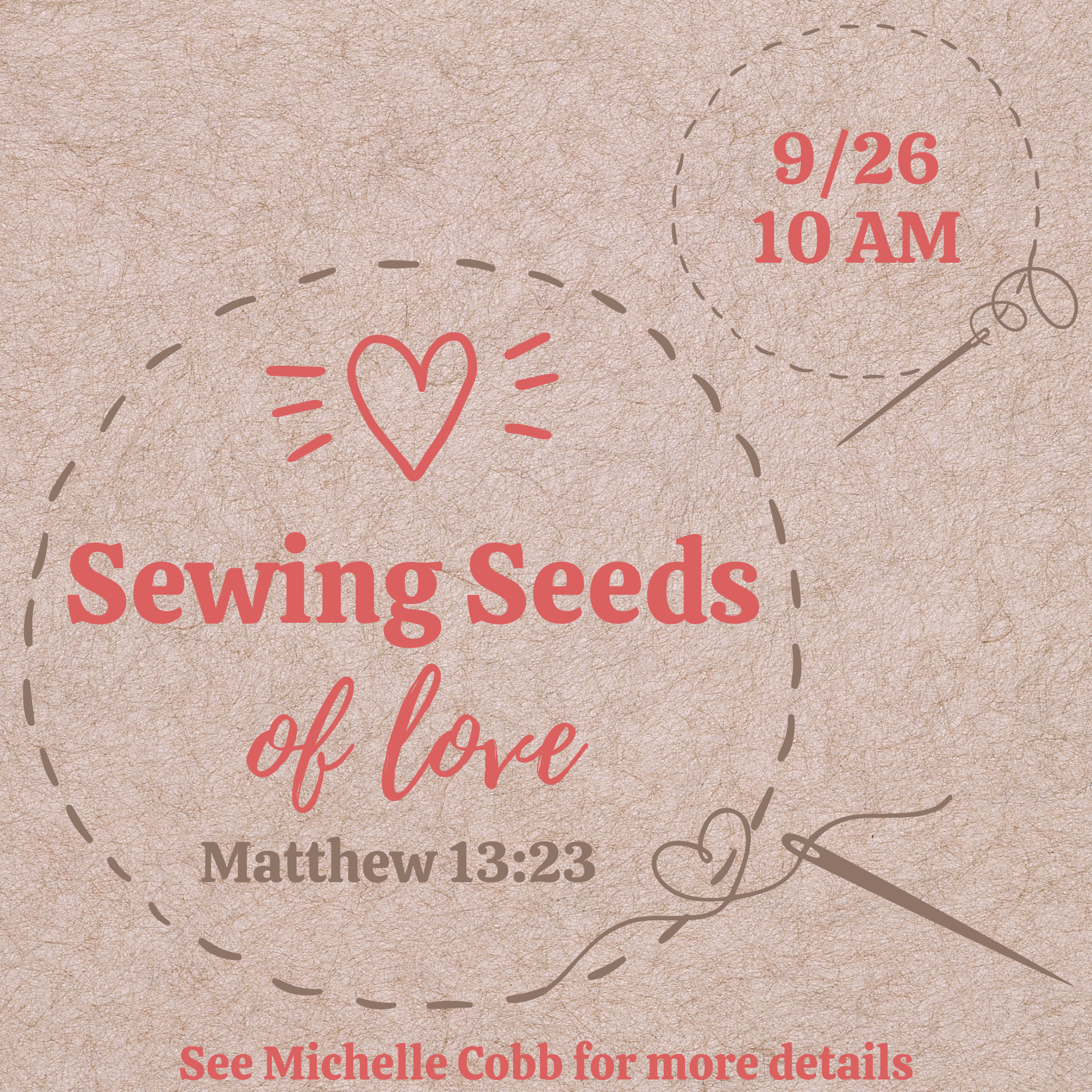 Sewing Seeds of Love