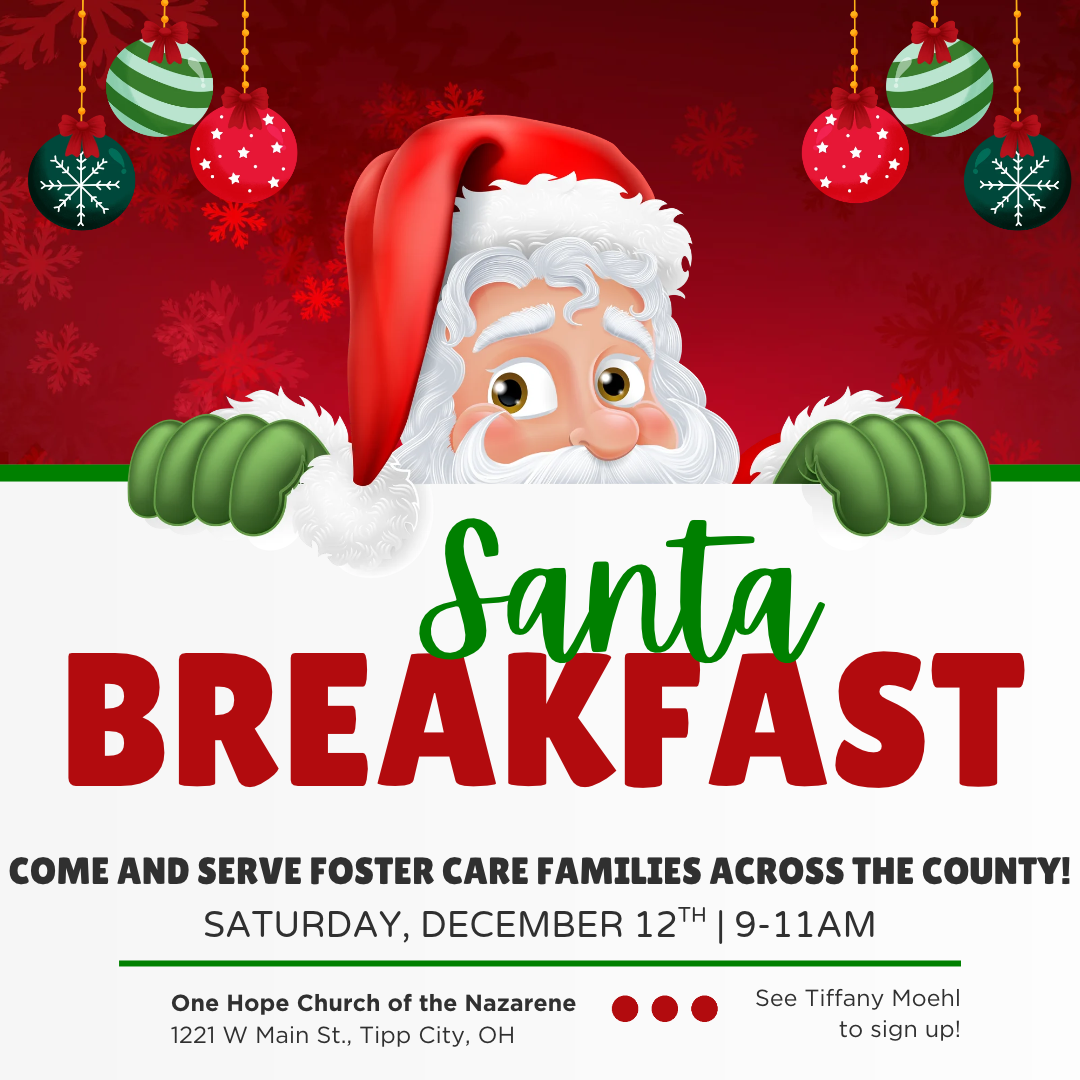 Serve at the Santa Breakfast