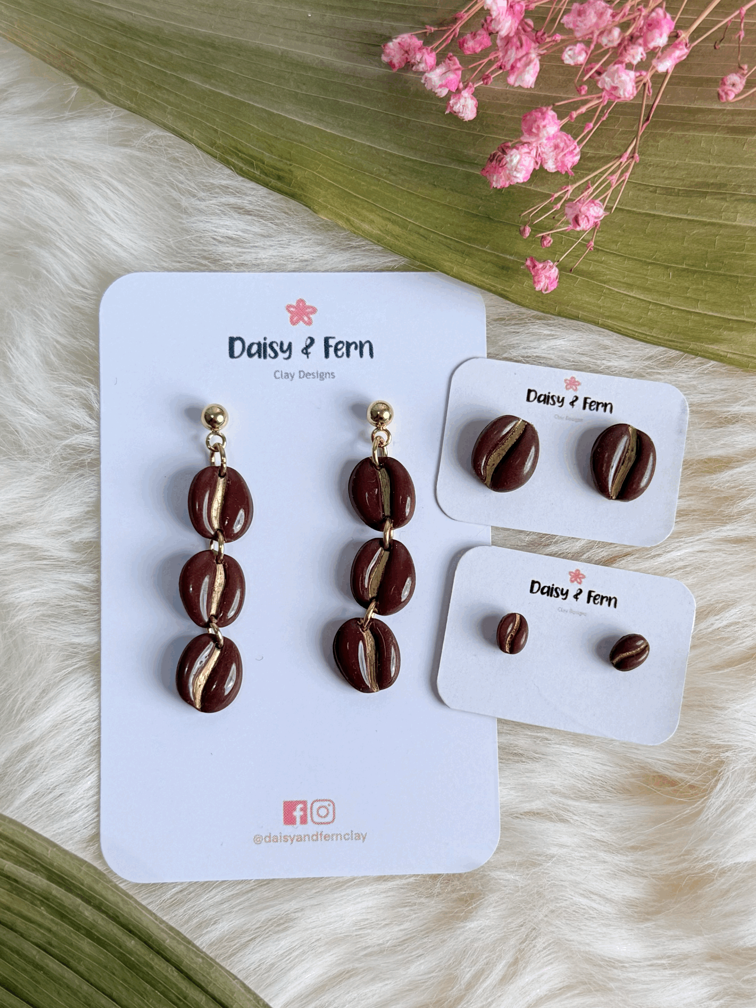 Coffee Bean Earrings