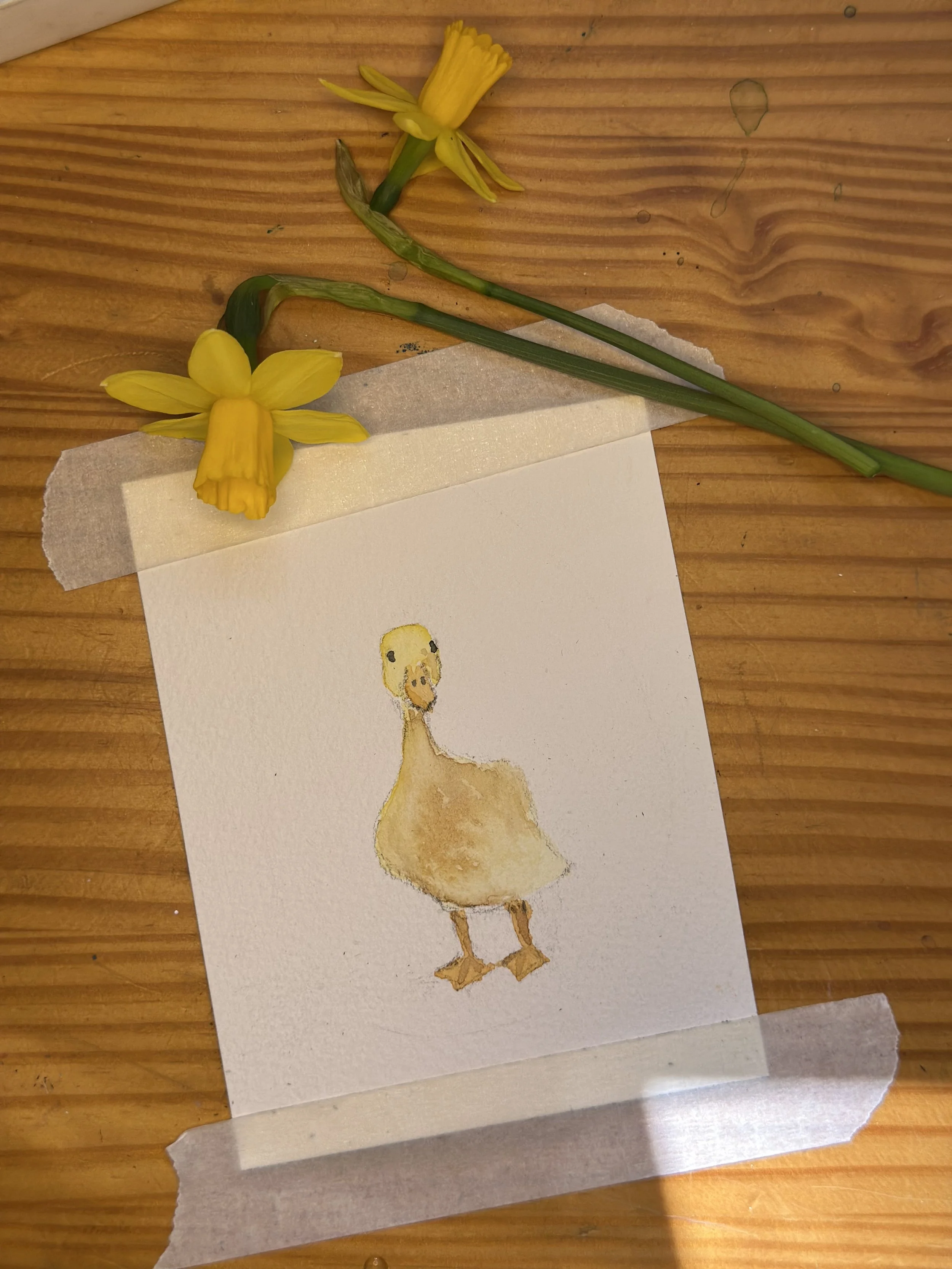 Lil Duckling Painting