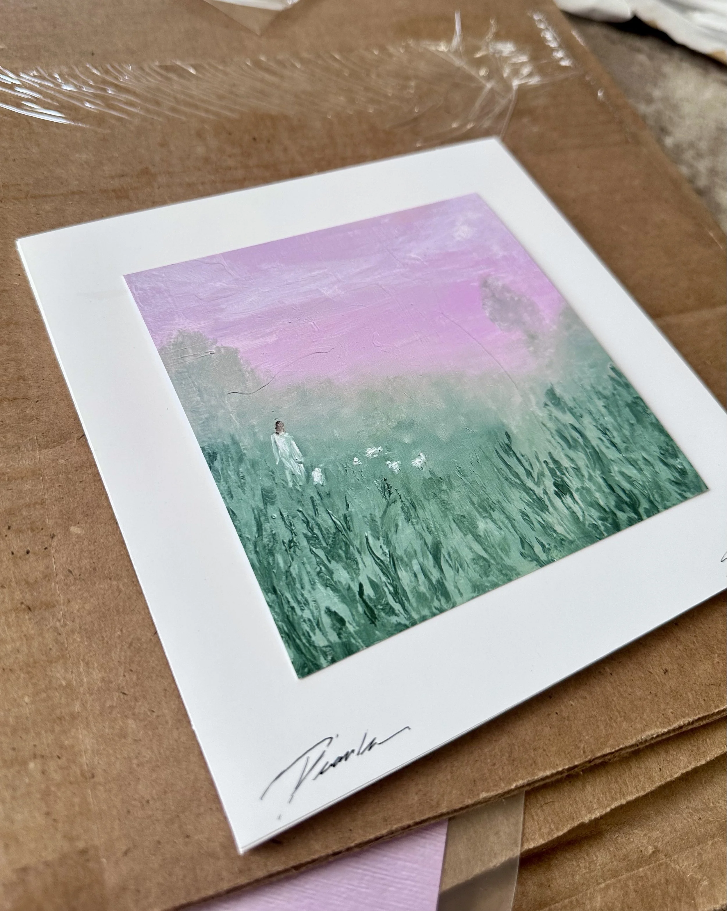 Jesus and sheep painting print pink.jpg