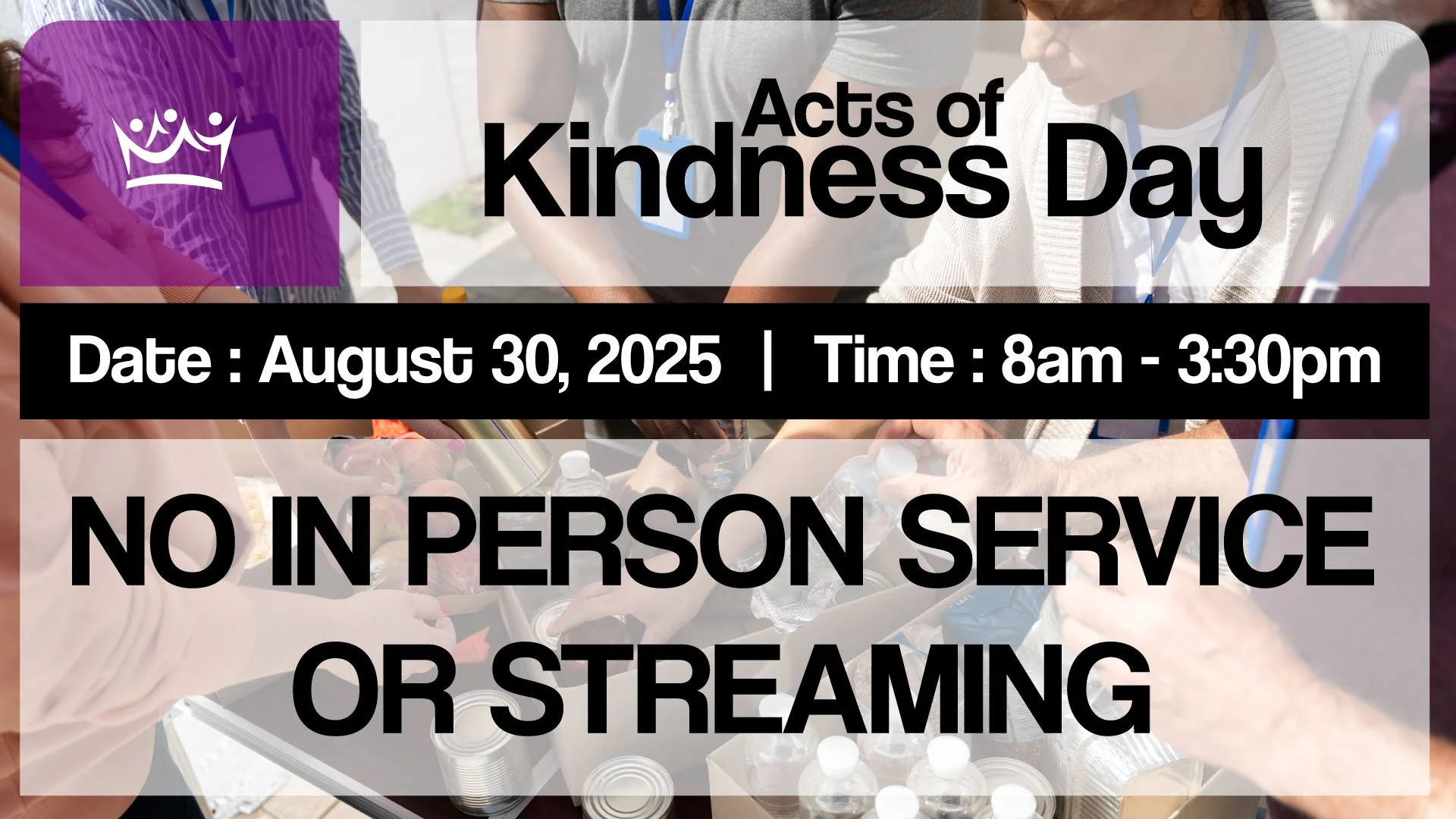 Acts of Kindness Day | No Service or Streaming