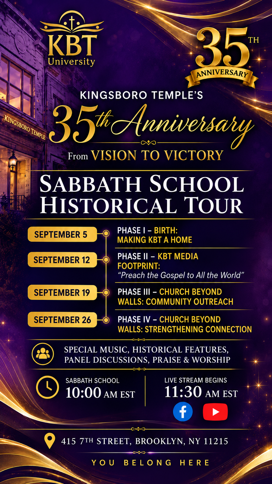 Sabbath School Historical Tour