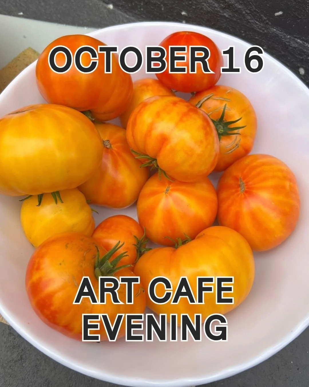 Friday, October 16th, Art Cafe Evening