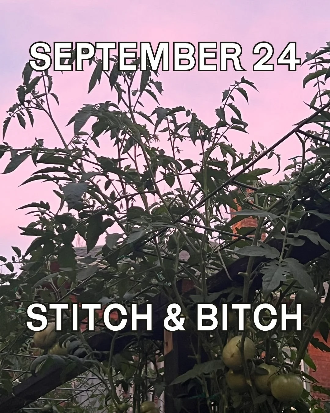 Thursday, September 24th , Stitch & Bitch