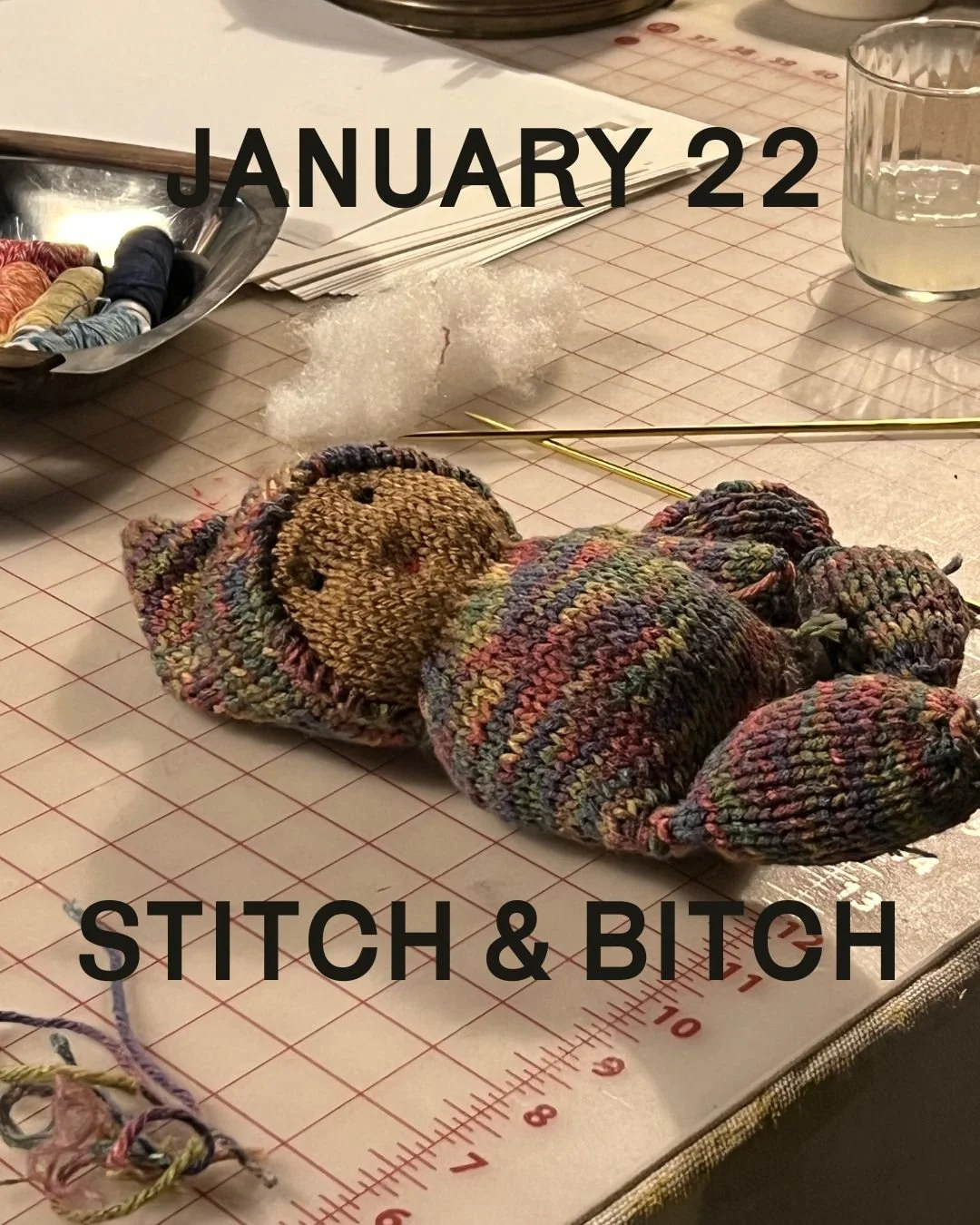 Thursday, January 22nd, Stitch & Bitch