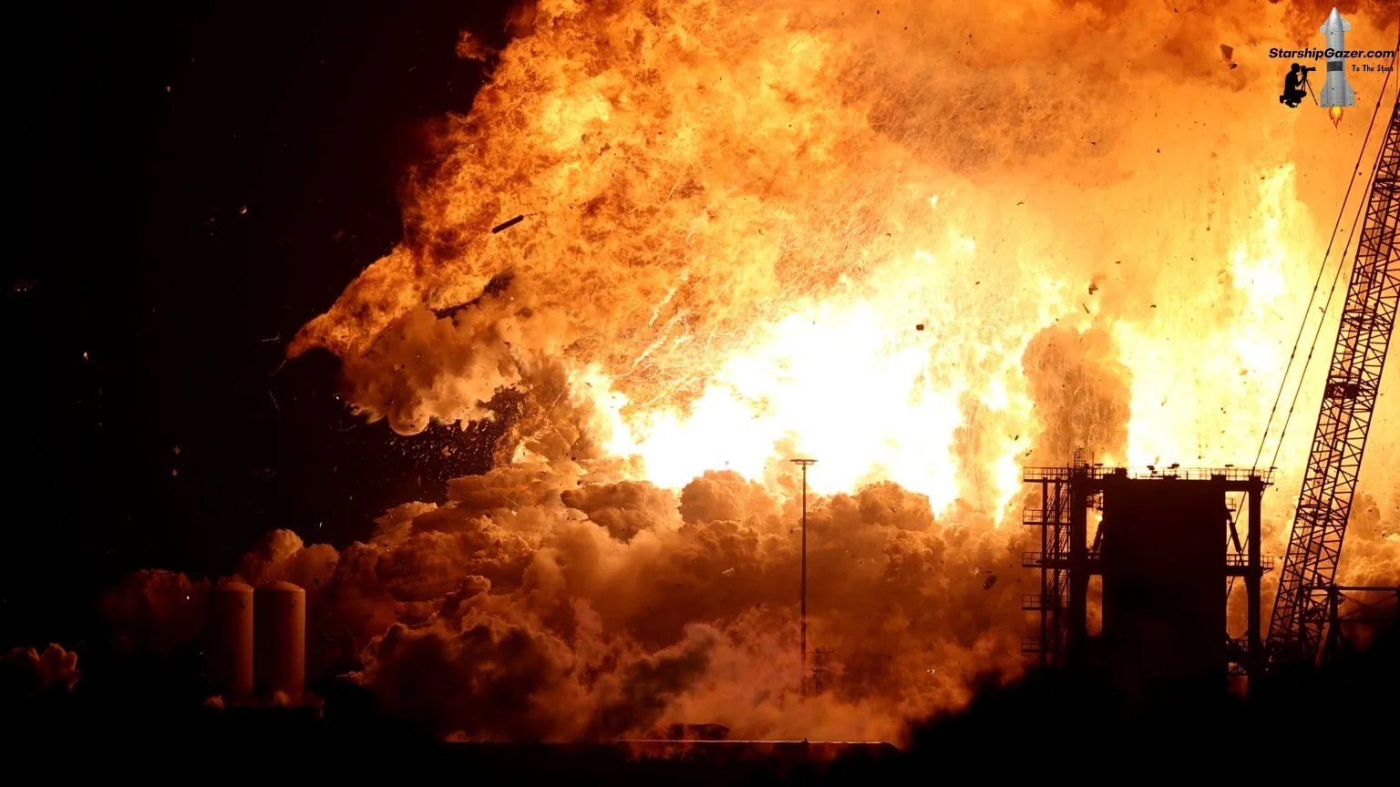 Ship 36 explodes in static fire test