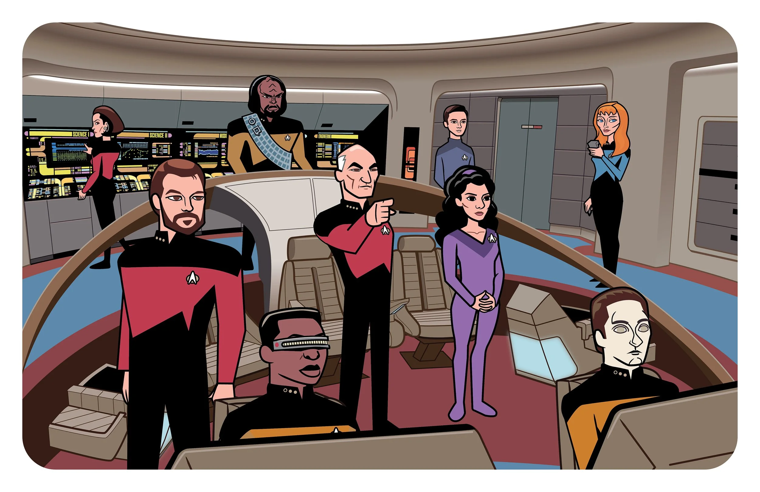 The Bridge crew