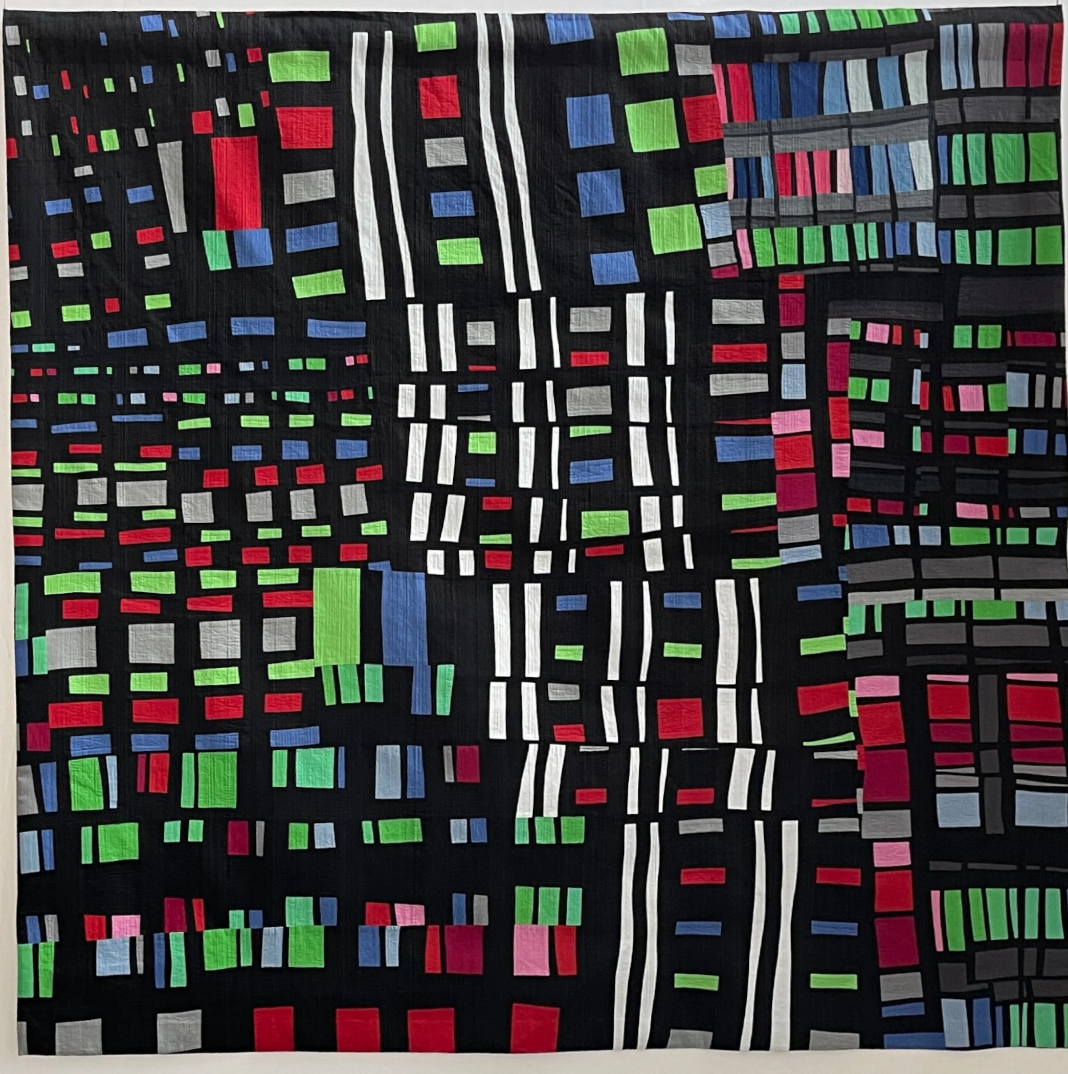 Peggy Black, Polyphonic 3, 80" x 80", 2023