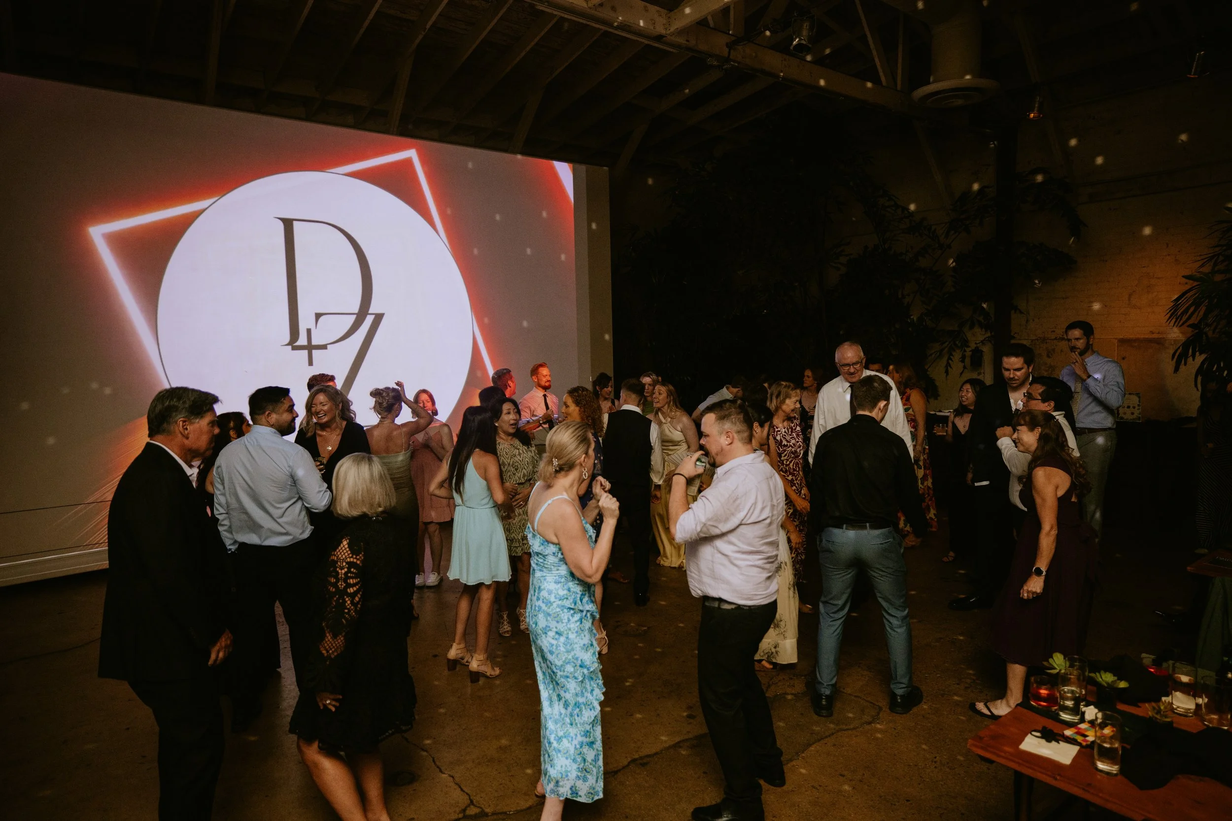 Wide shot of the dance floor at Millwick in DTLA