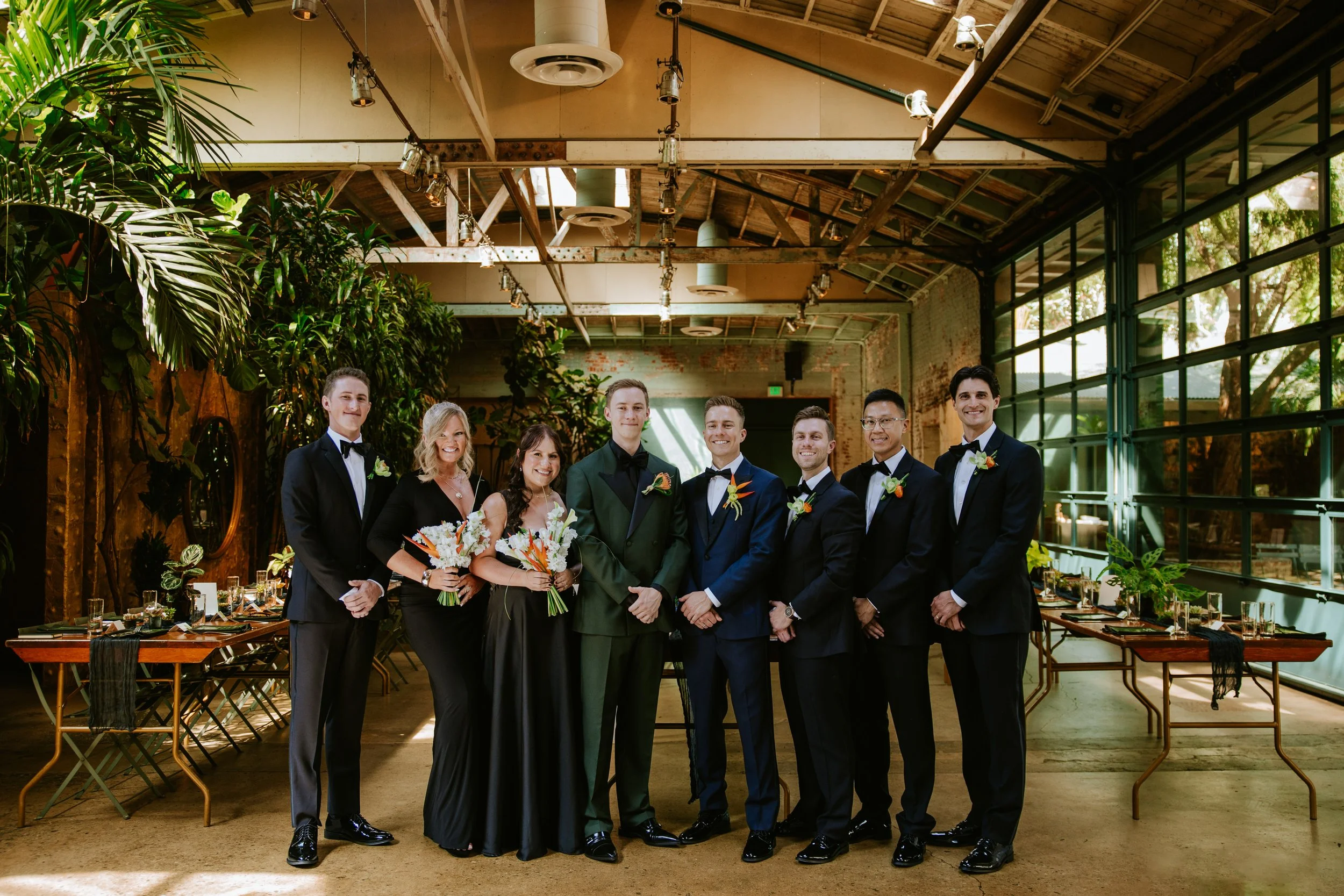 Wedding party photo at Millwick in DTLA