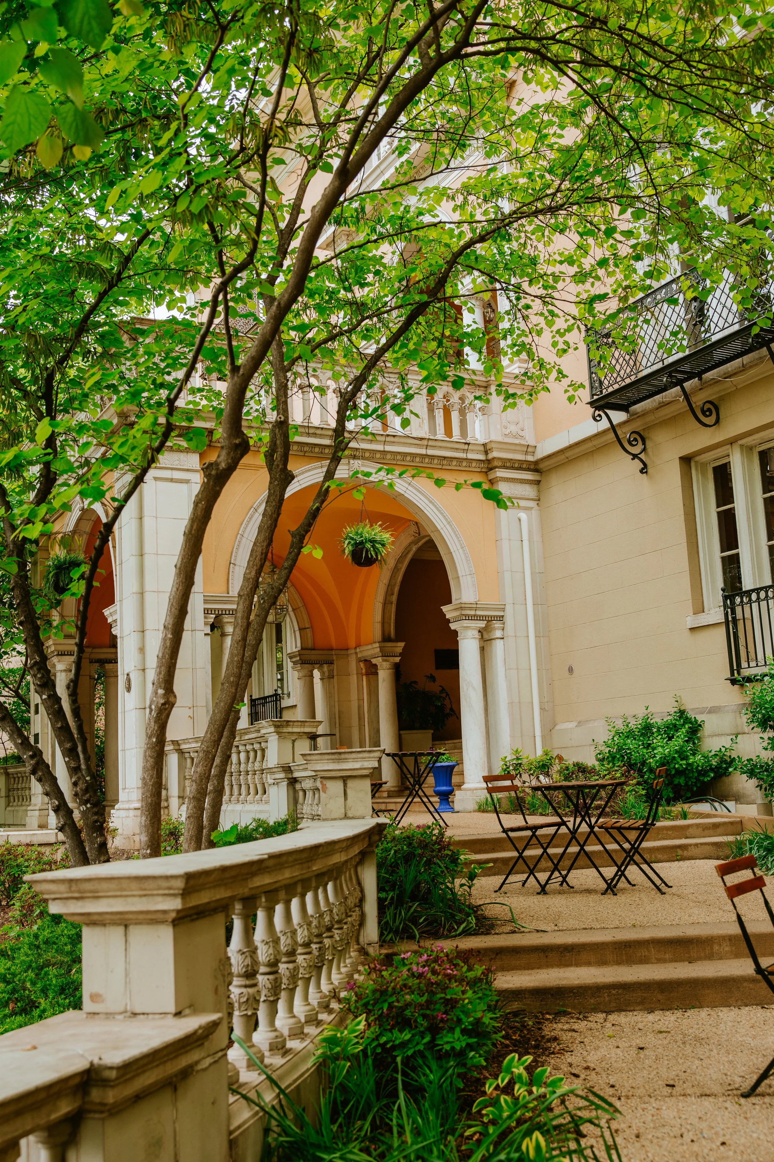 Exterior from arch at the Josephine Butler Parks Center in Washington, D.C. 