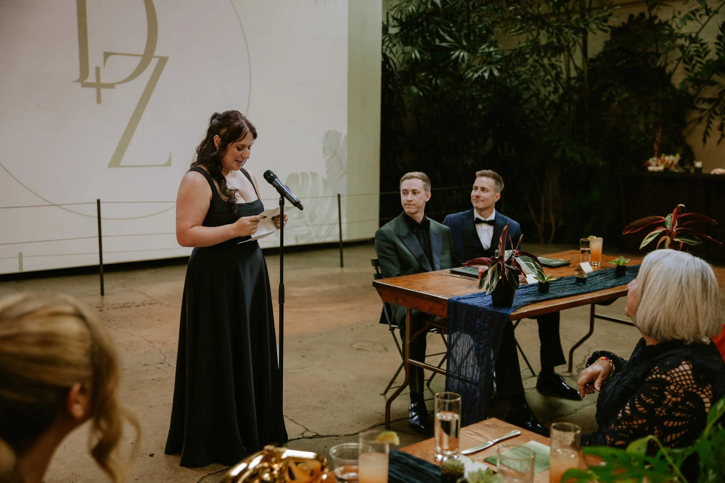 A toast to the married couple at Millwick in DTLA
