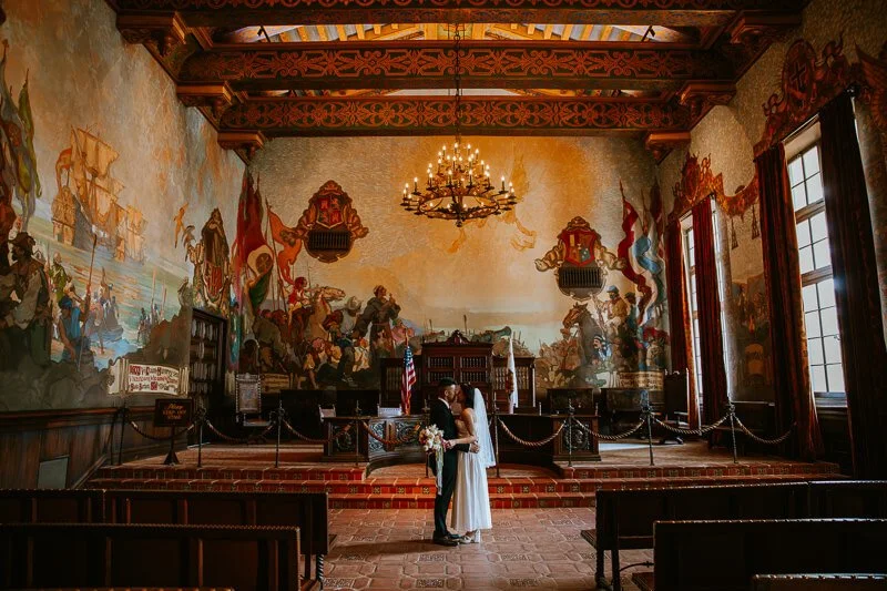 Michelle & Gary: Wedding at the Santa Barbara Courthouse in Santa Barbara, California