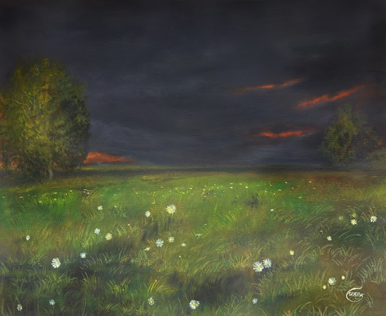 Set Soeng (b. 2001)
Before the Sunrise, 2025
Oil on Canvas
60x50cm.