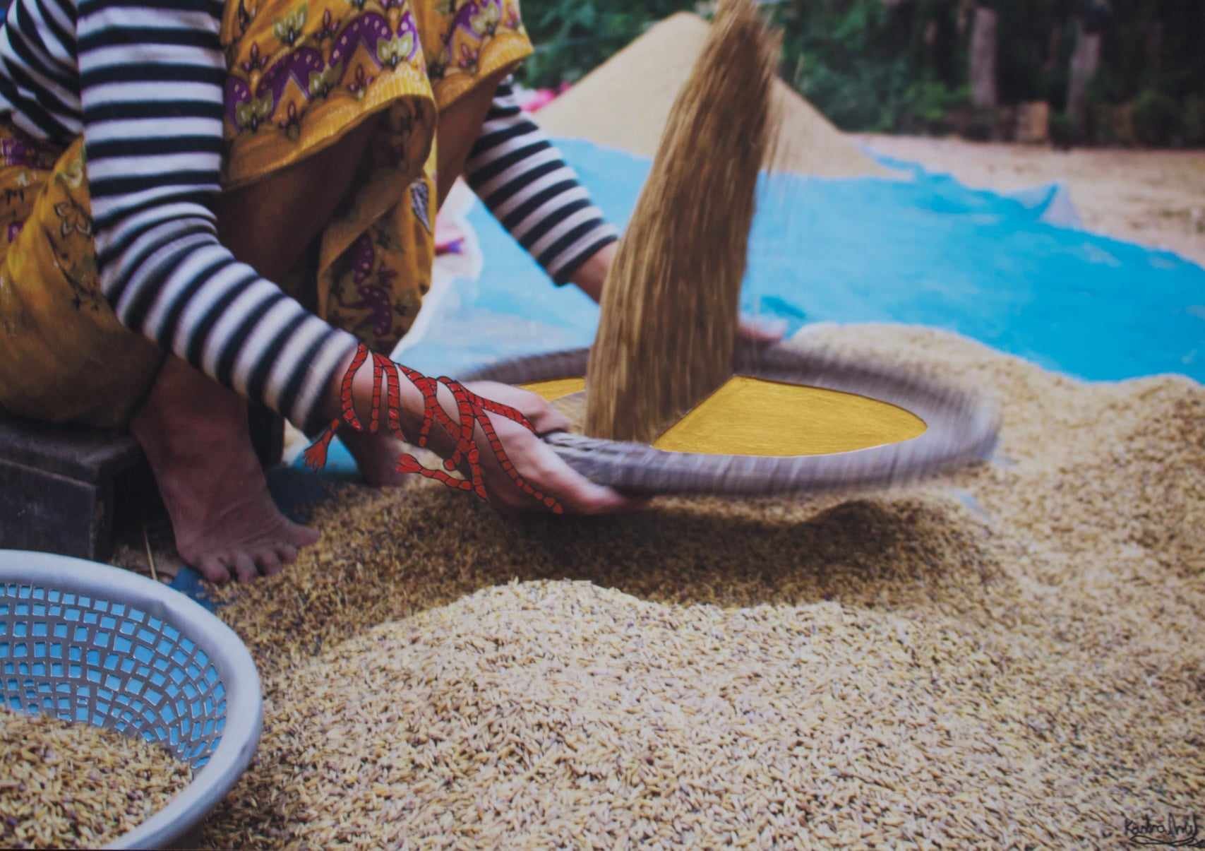 Ariel Mario Tudela (b. 1983)
Prasat Khleang Khang Cheung, 2024
Oil Pastel on Paper
79x109cm.