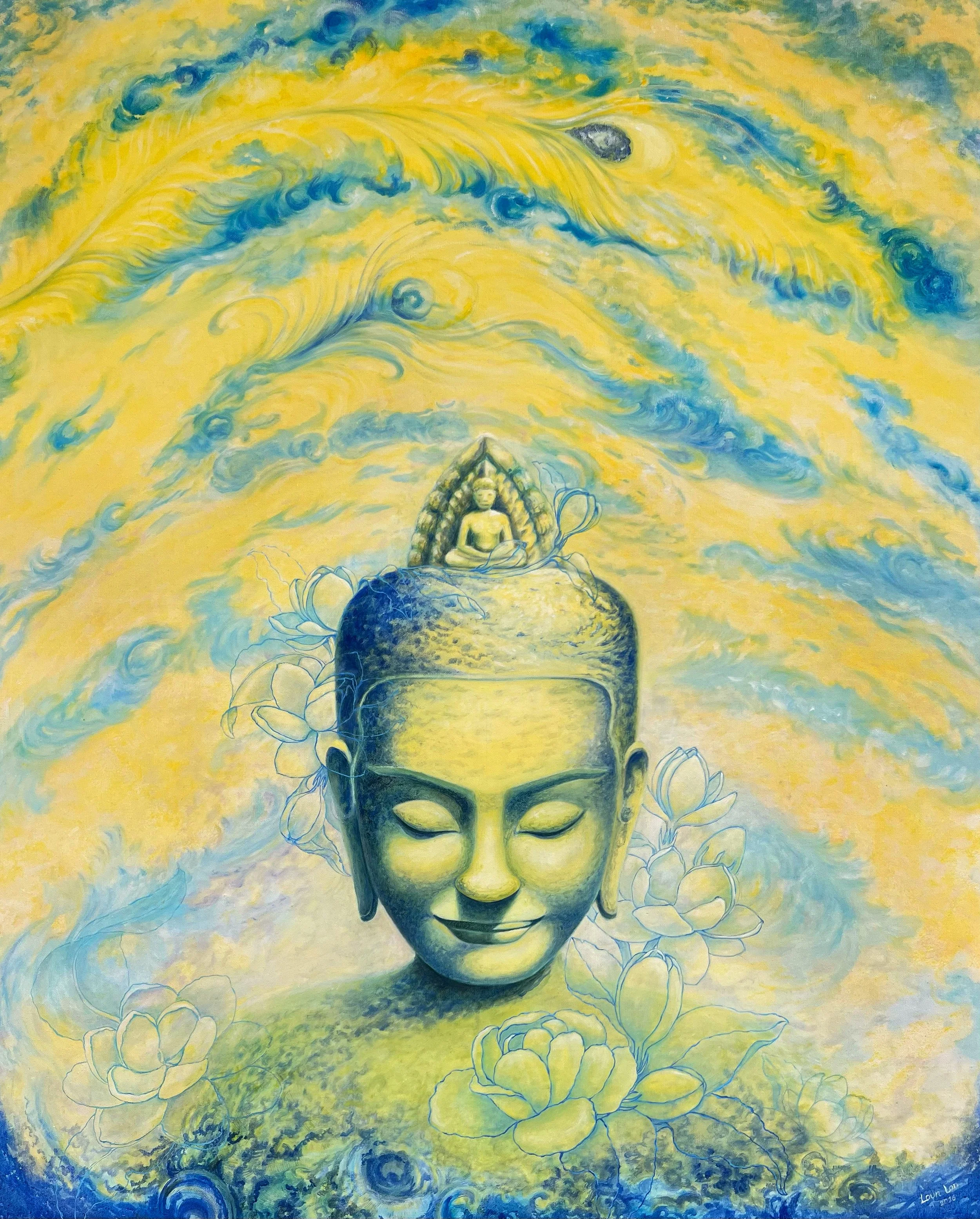 Loun Lon,
Inner Truth, 2025,
Oil on Canvas,
87x106cm