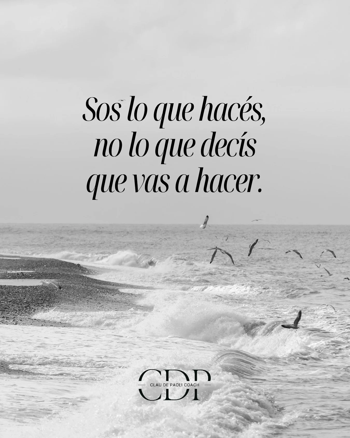 El cambio real no viene de lo que dec&iacute;s que vas a hacer, sino de lo que hac&eacute;s cada d&iacute;a, incluso en los pasos m&aacute;s peque&ntilde;os.

Elegir actuar es elegir crear tu propia historia.
No esperes el momento perfecto: empez&aac
