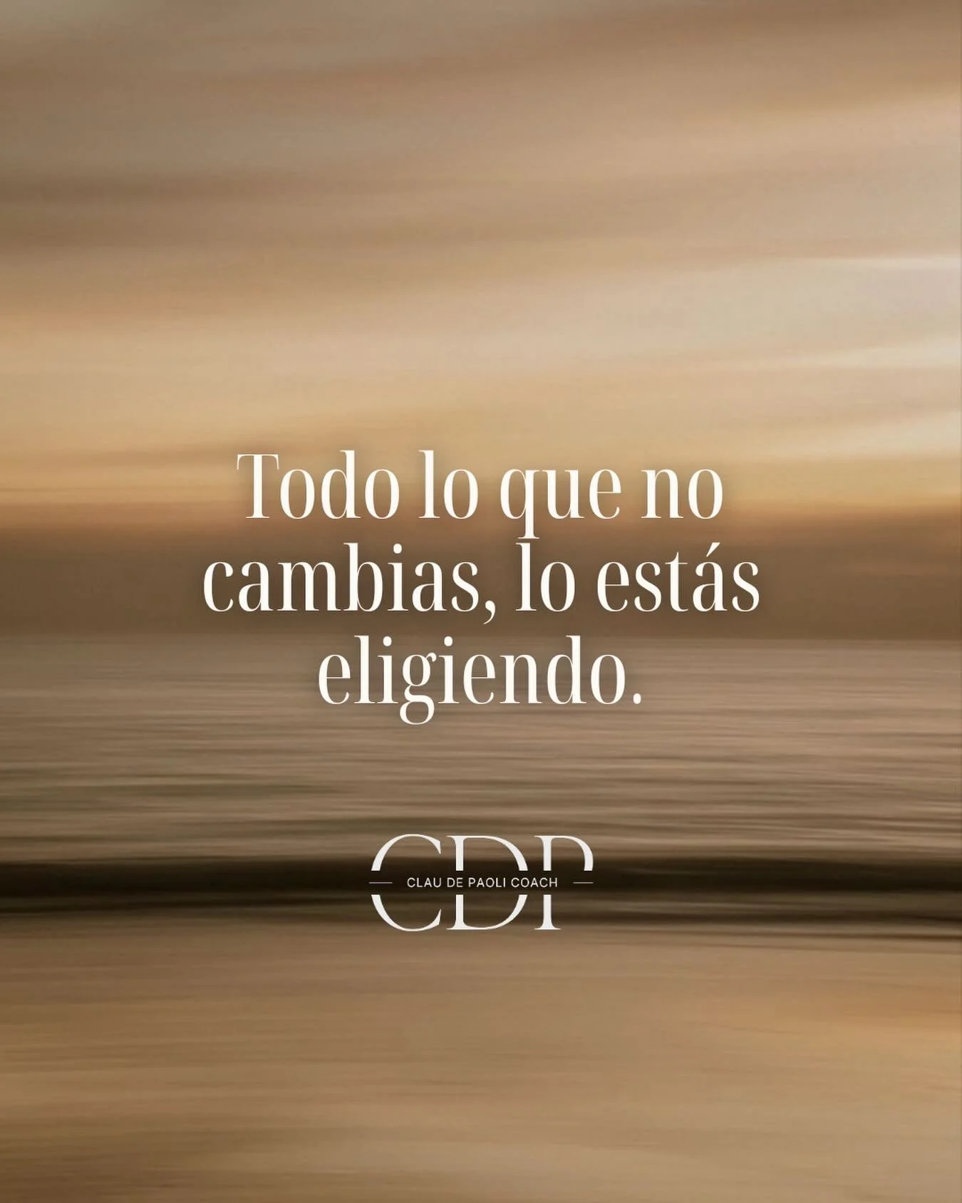 A veces nos quedamos esperando que las cosas mejoren solas. Que la situaci&oacute;n cambie. Que el otro cambie. Que el momento sea el indicado.

Pero hay una verdad inc&oacute;moda en todo eso, mientras no actuamos, tambi&eacute;n estamos eligiendo. 