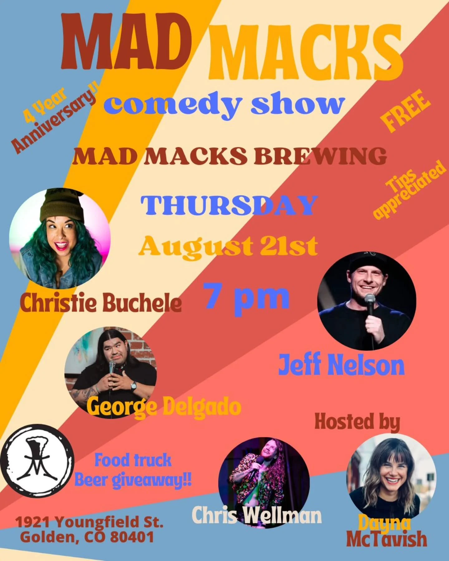 On Thur. 8/21 We are Celebrating Four Years of Laughs, Chaos &amp; Craft with Salt B Comedy!

We are throwing a party worthy of the punchlines, so please join in the festivities.

Beer Release: Salty B Gose &ndash; Barrel-Aged Lemon Lime Gose (tart, 