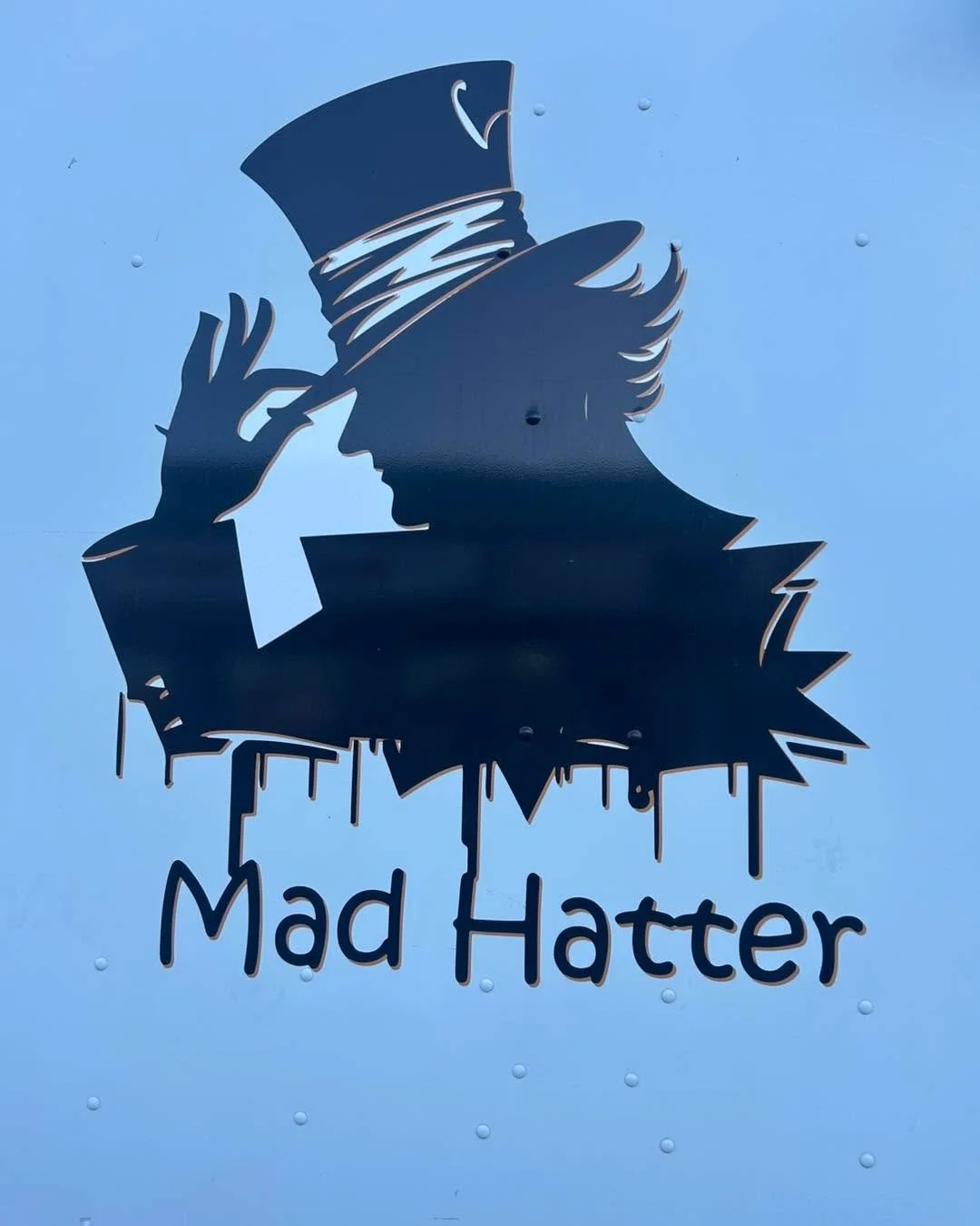 @followers. The Mad Hatter is at Mad Macks. What could go wrong?? That looks like a whole lot of madness to us