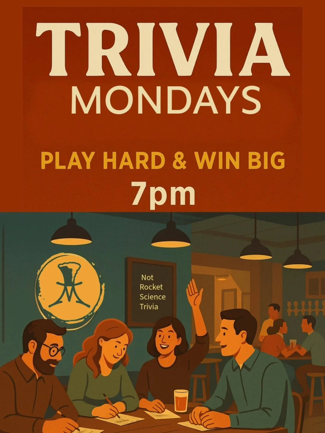 Think you&rsquo;ve got what it takes to be the trivia champ?

Join us every Monday at 7PM for Trivia Night at Mad Macks Brewing!

Grab a pint, gather your smartest (or funniest) friends, and play hard &amp; win big.

#MadMacksBrewing #TriviaNight #Pl