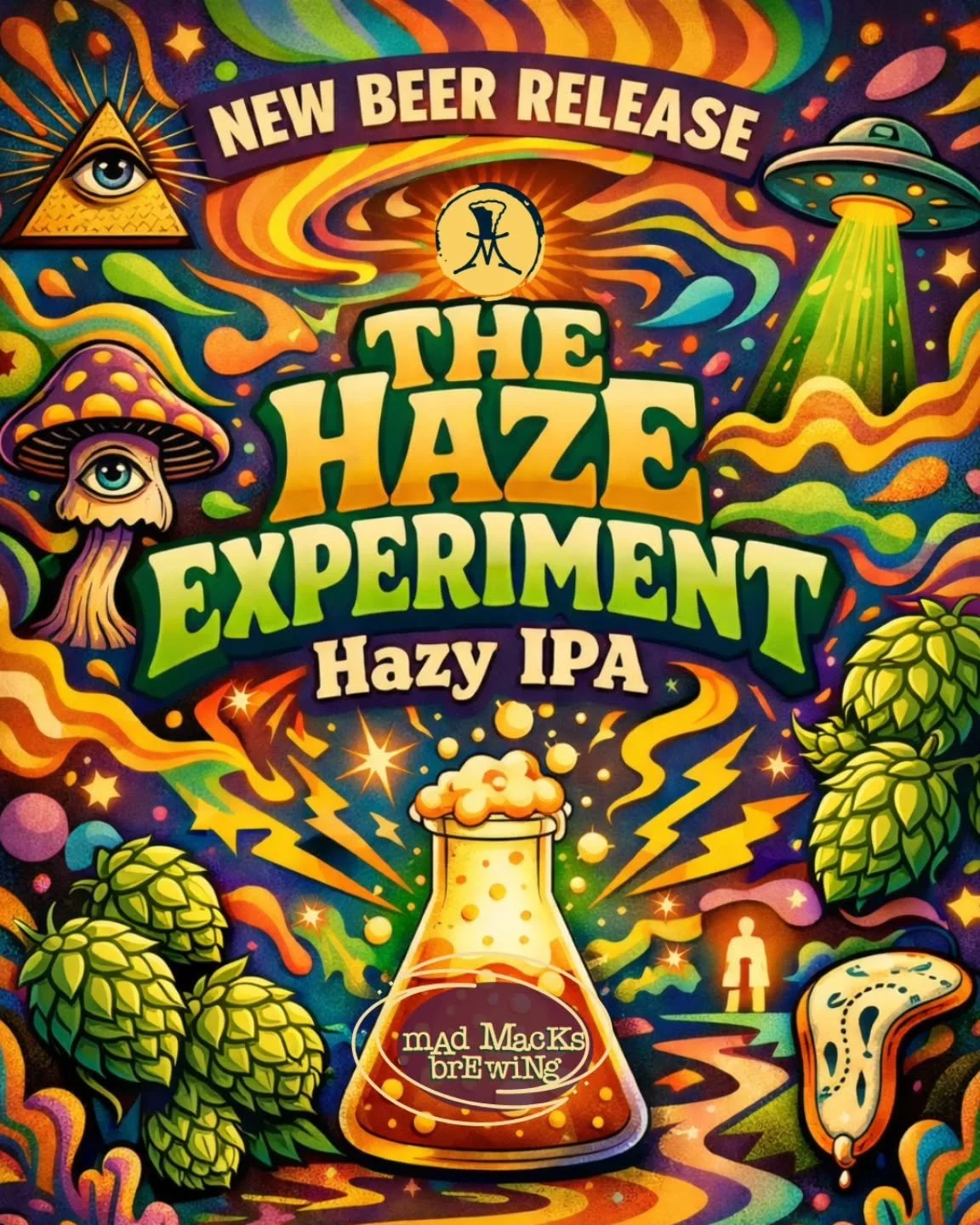 New Beer Release: The Haze Experiment

This 7.5% Hazy IPA is our latest field study. Brewed with an experimental hop, NHZ 214, it's bursting with notes of papaya and apricot. Juicy, hazy, and designed to push boundaries.

Report to the taproom and jo