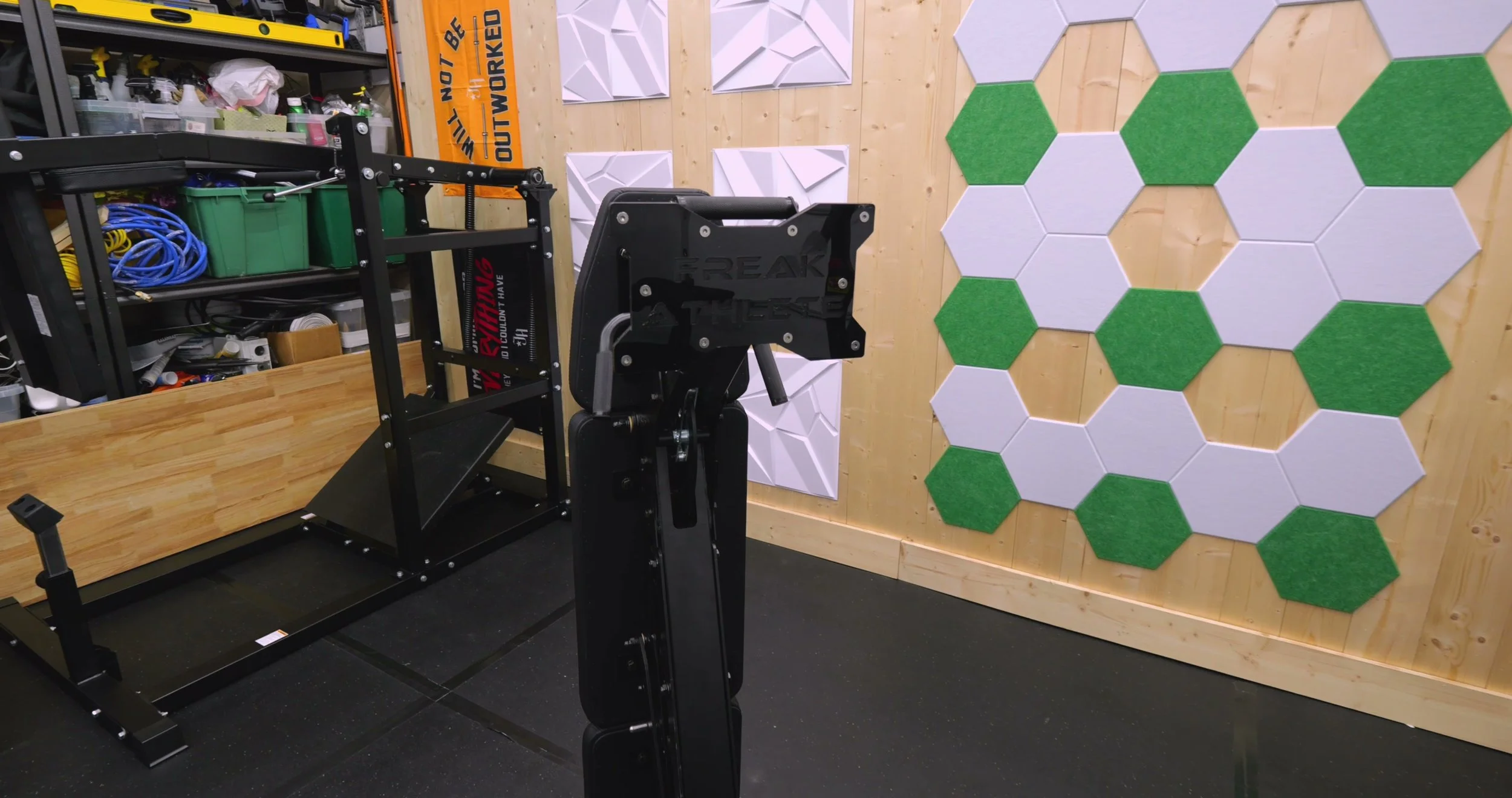 The X-foot is the stability feature you feel immediately