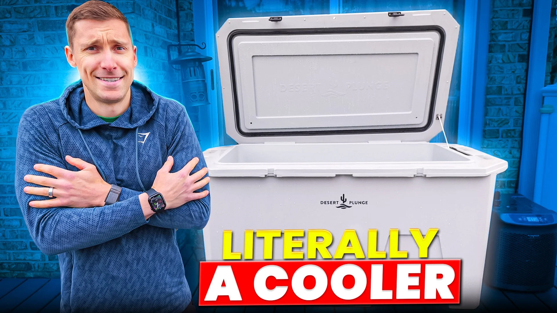 Cold Plunging in an Oversized Cooler: Desert Plunge Exclusive Cold Plunge Tub Review