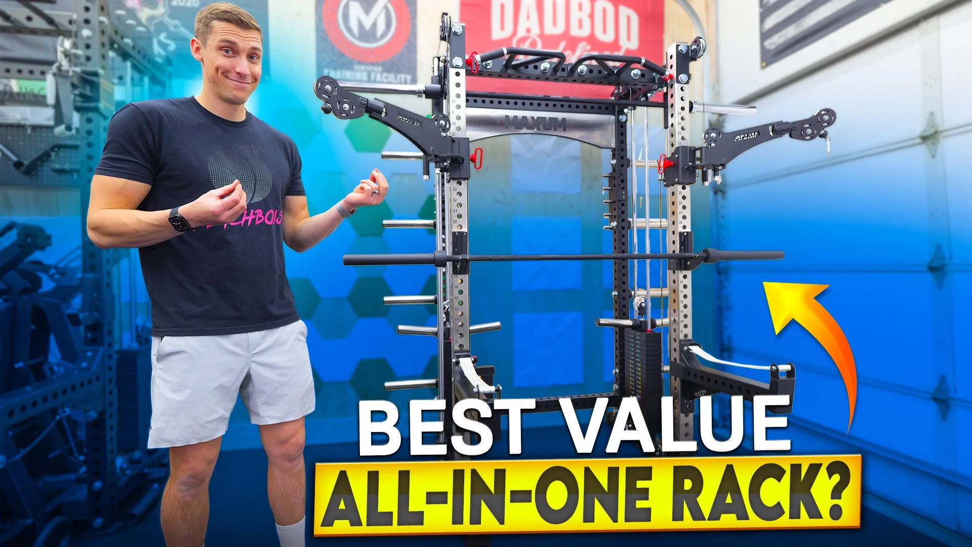 MAXUM Fitness X1 Functional Trainer Review: Power Rack with Articulating Arms + XSA Smith Machine