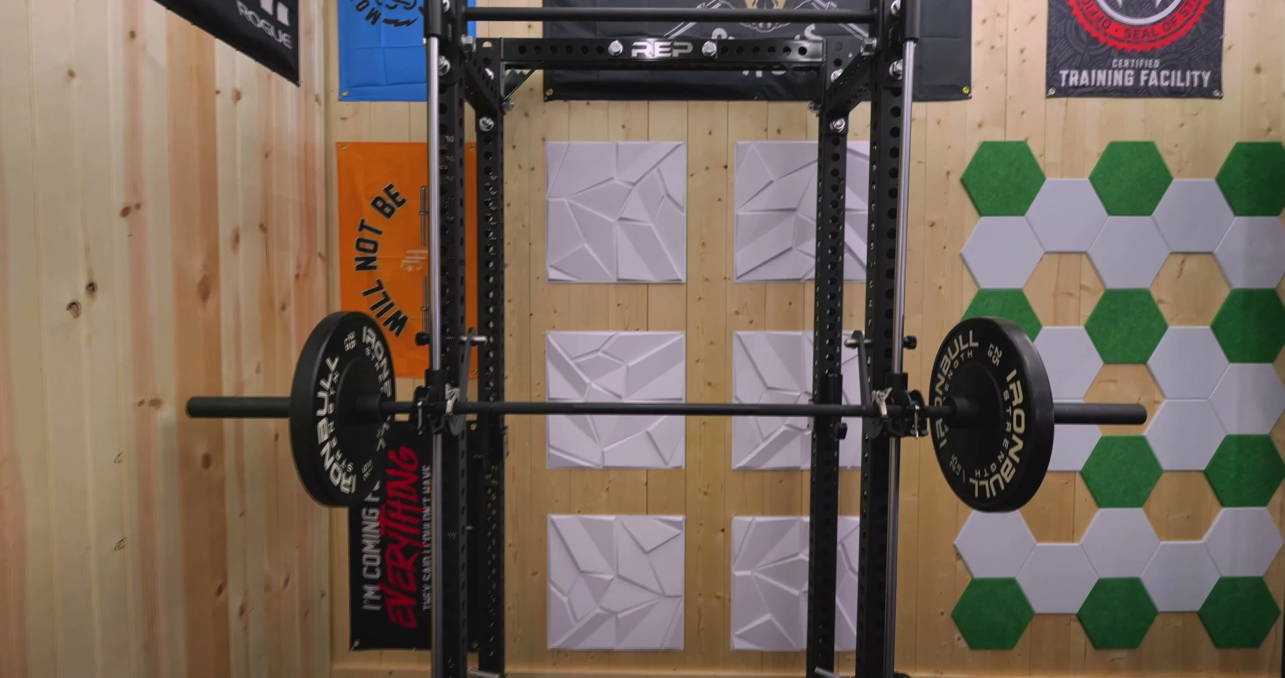 fringe sport bob smith rack mounted smith machine attachment installed on rack