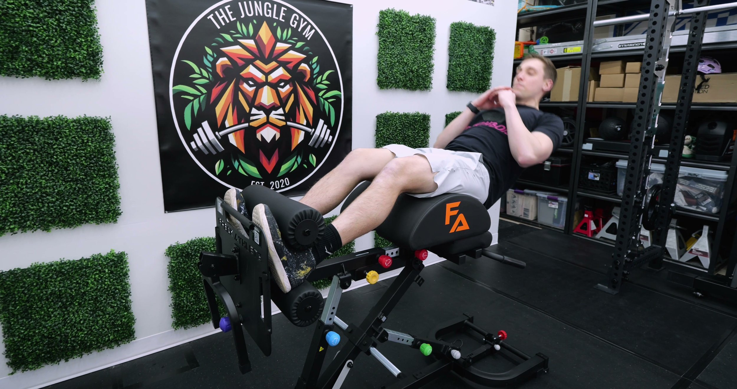 GHD attachment installed for GHD sit-ups