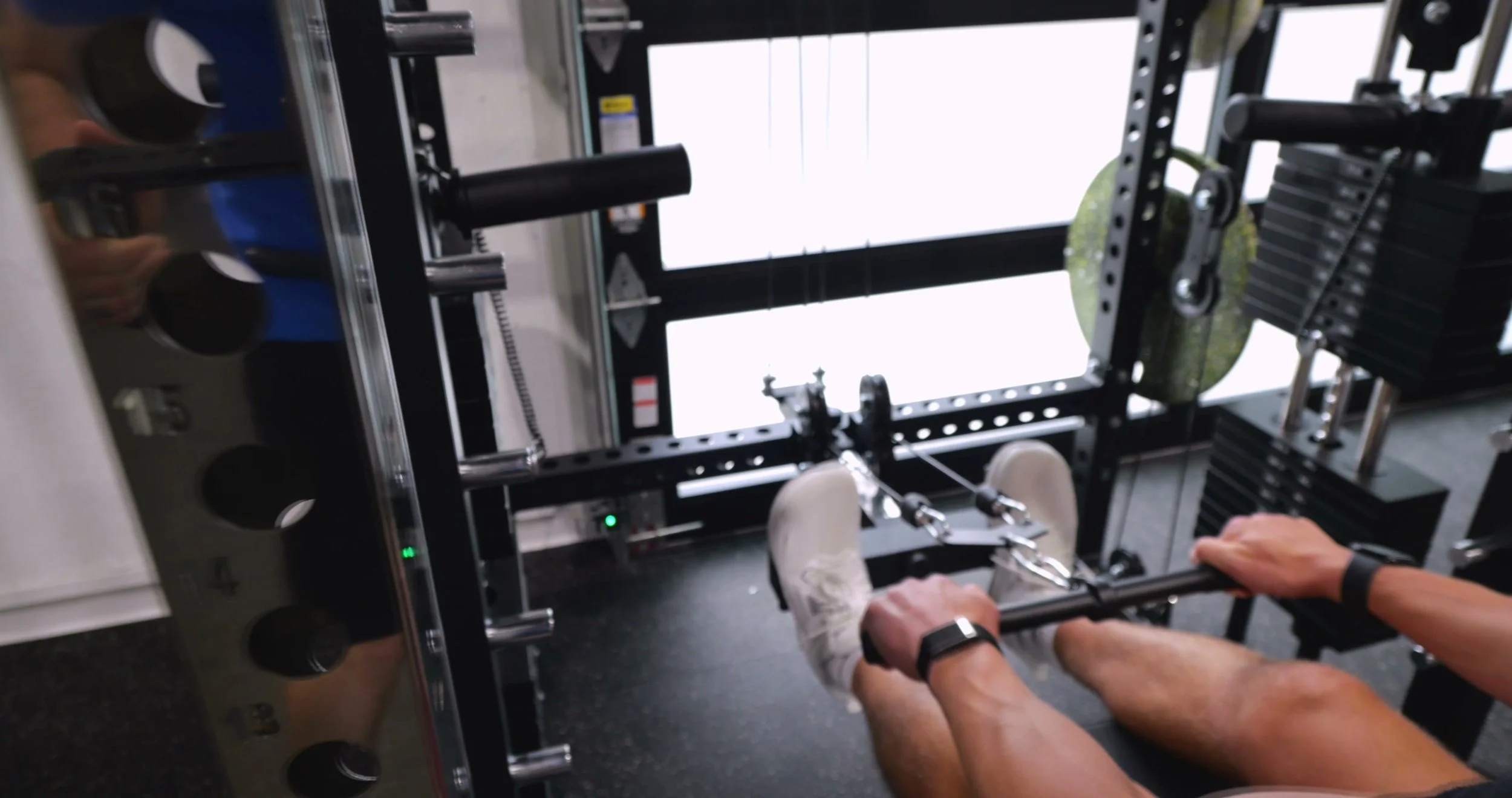 Adjustable low-row footplate fitted inside the Landmark K2S Stealth frame