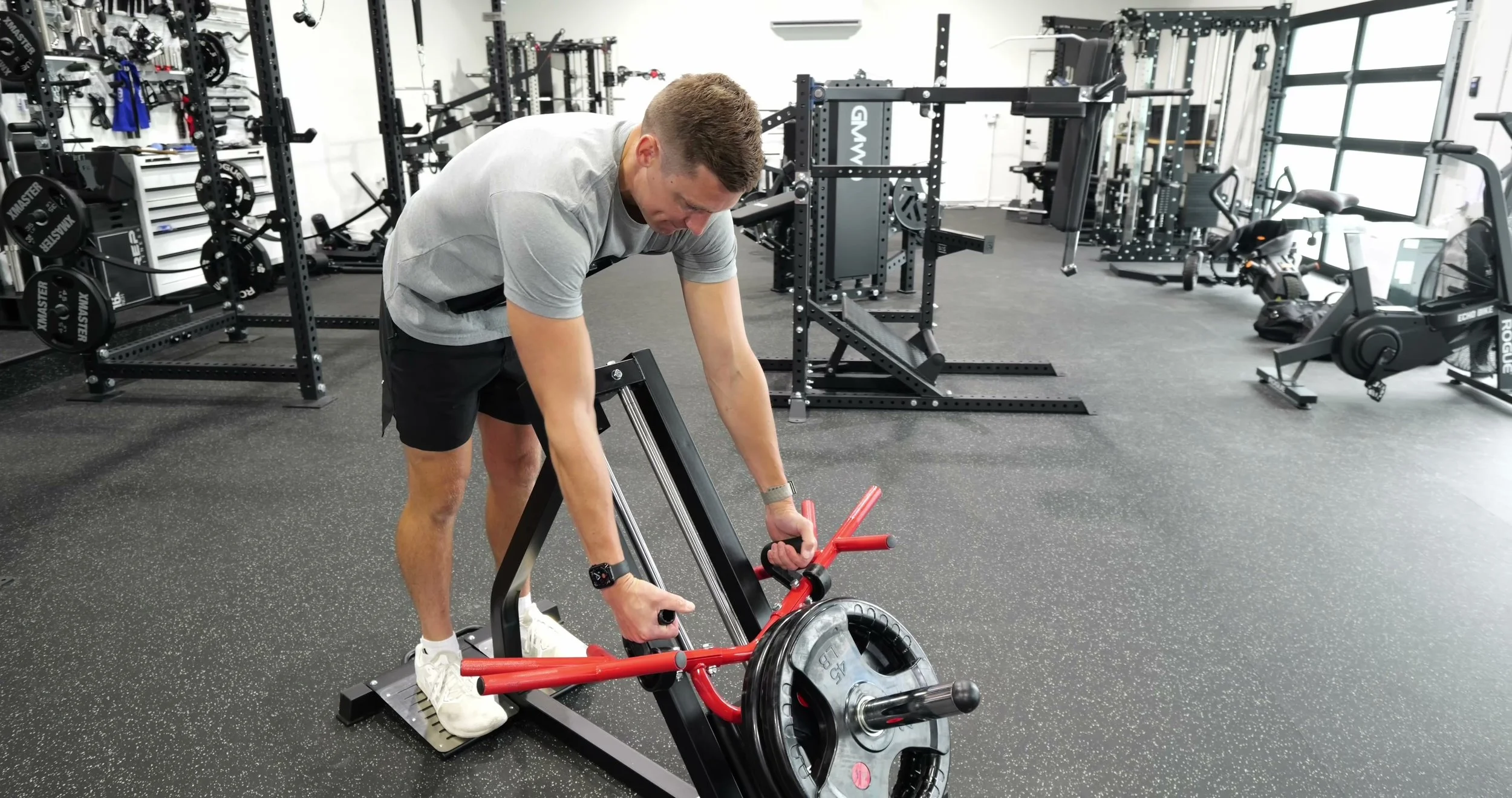 Kensui Fitness Swissies attached to the Mikolo S7 handle