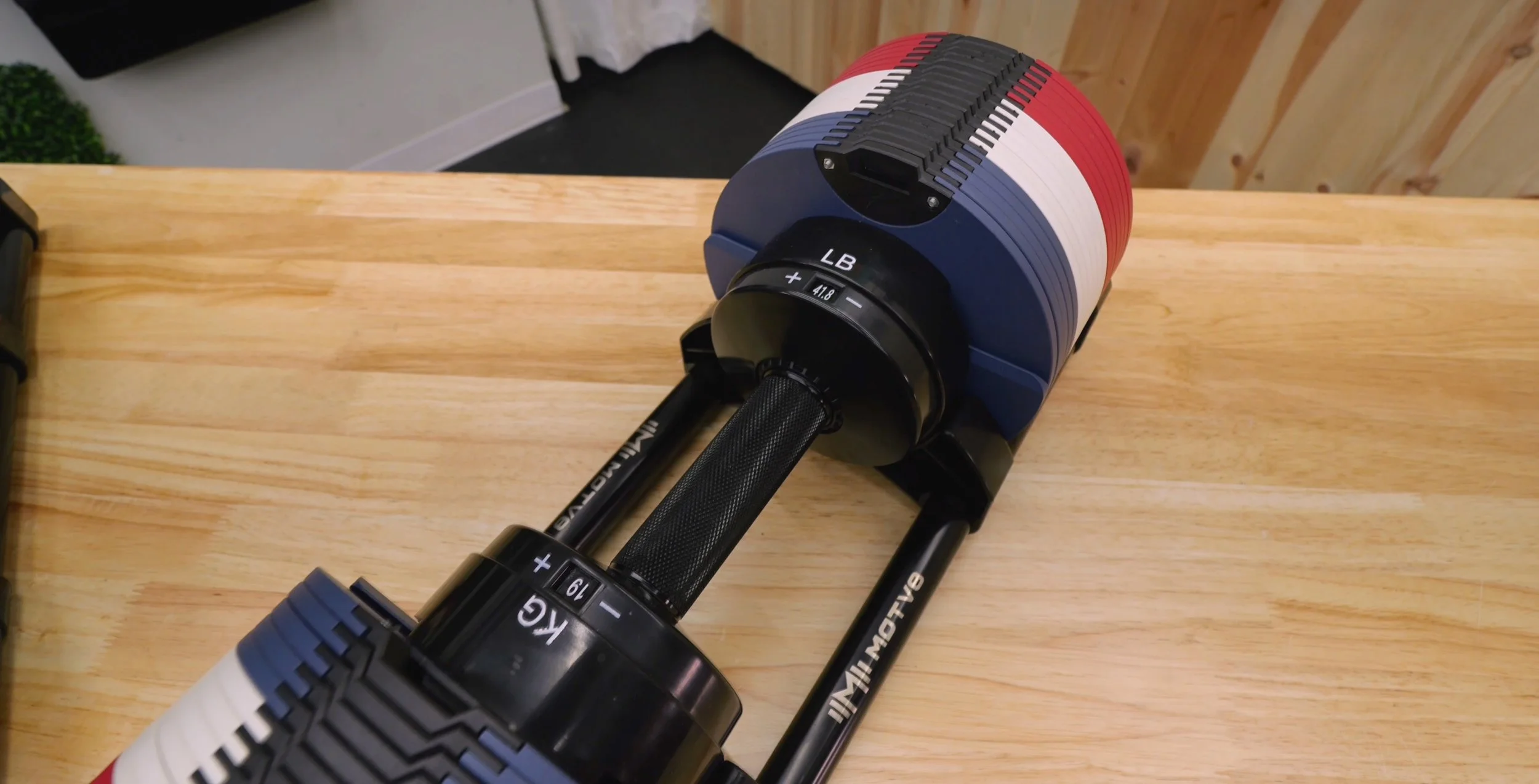 MOTV8 Omnibell plates separated showing the plastic locking tab system