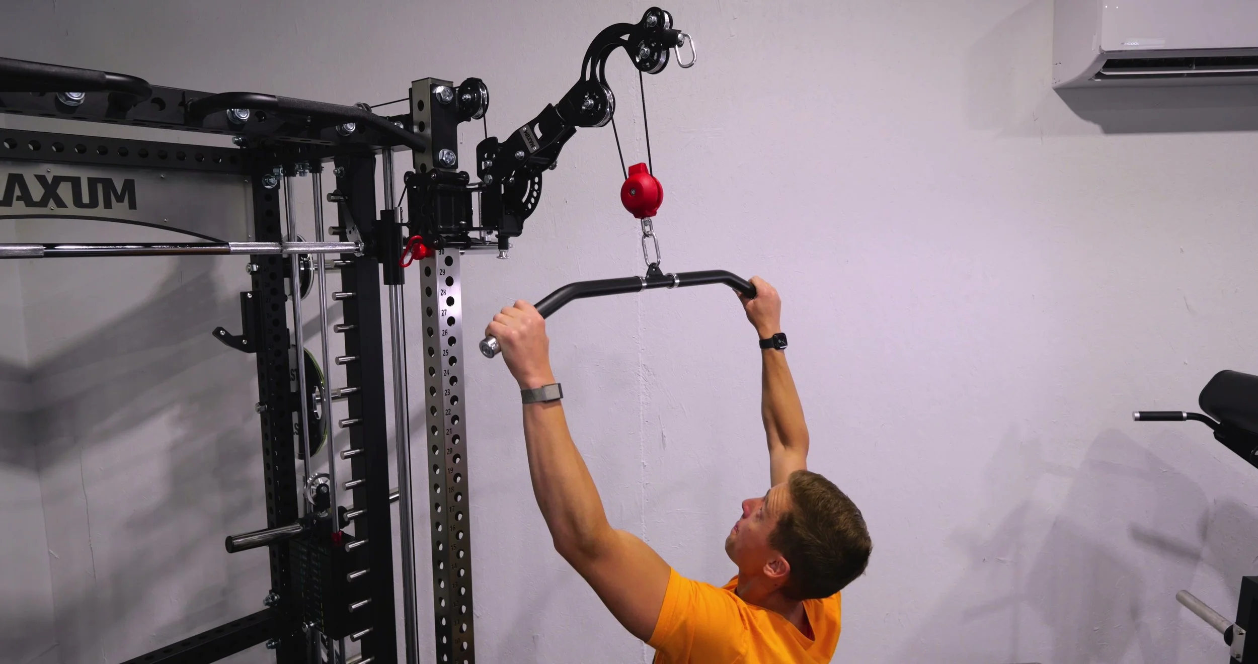 Adjusting the height and angle of the MAXUM X3 mutant arms