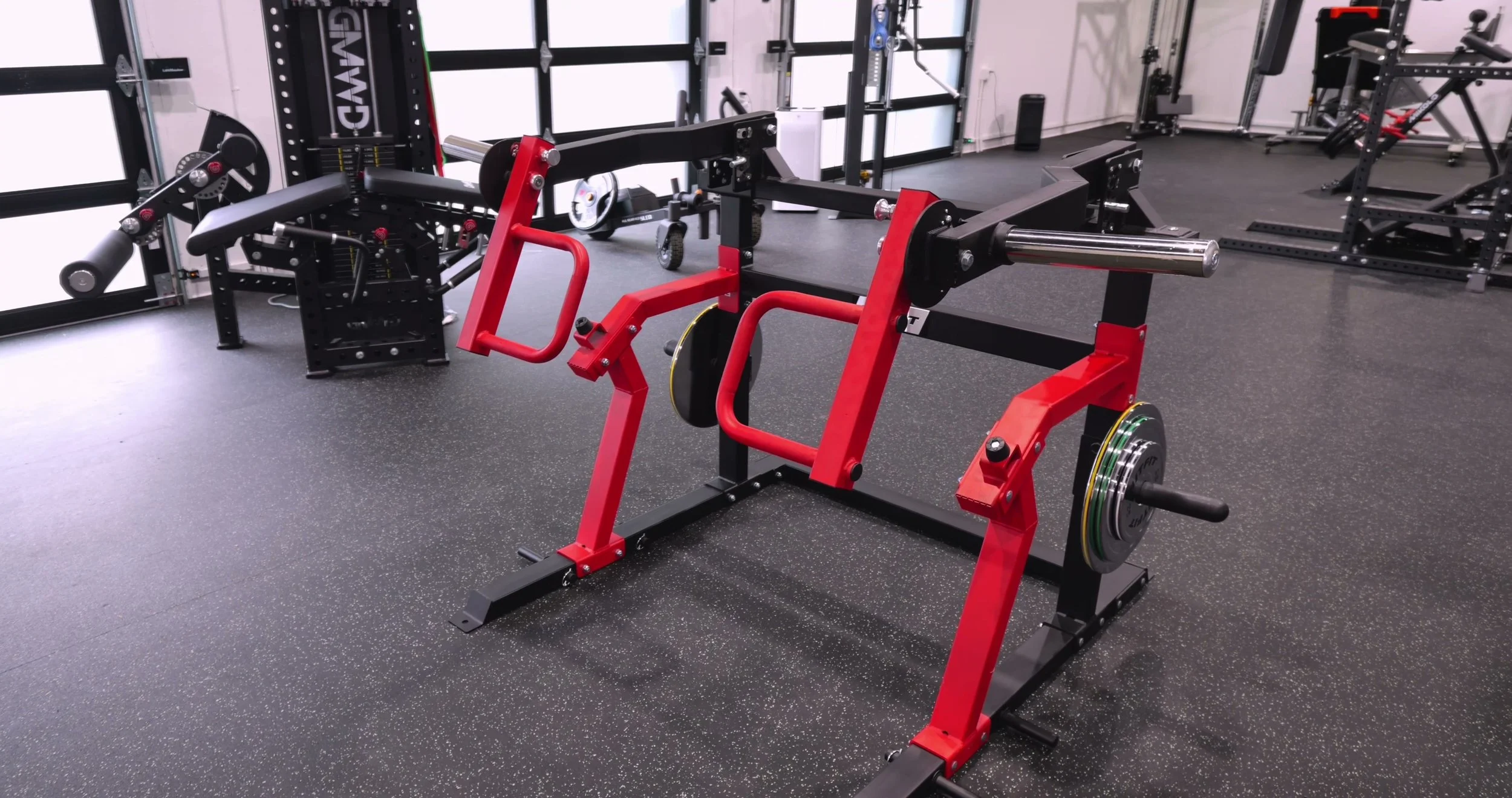 Close-up of the multi-grip handles and adjustment points on the RitFit Gorilla