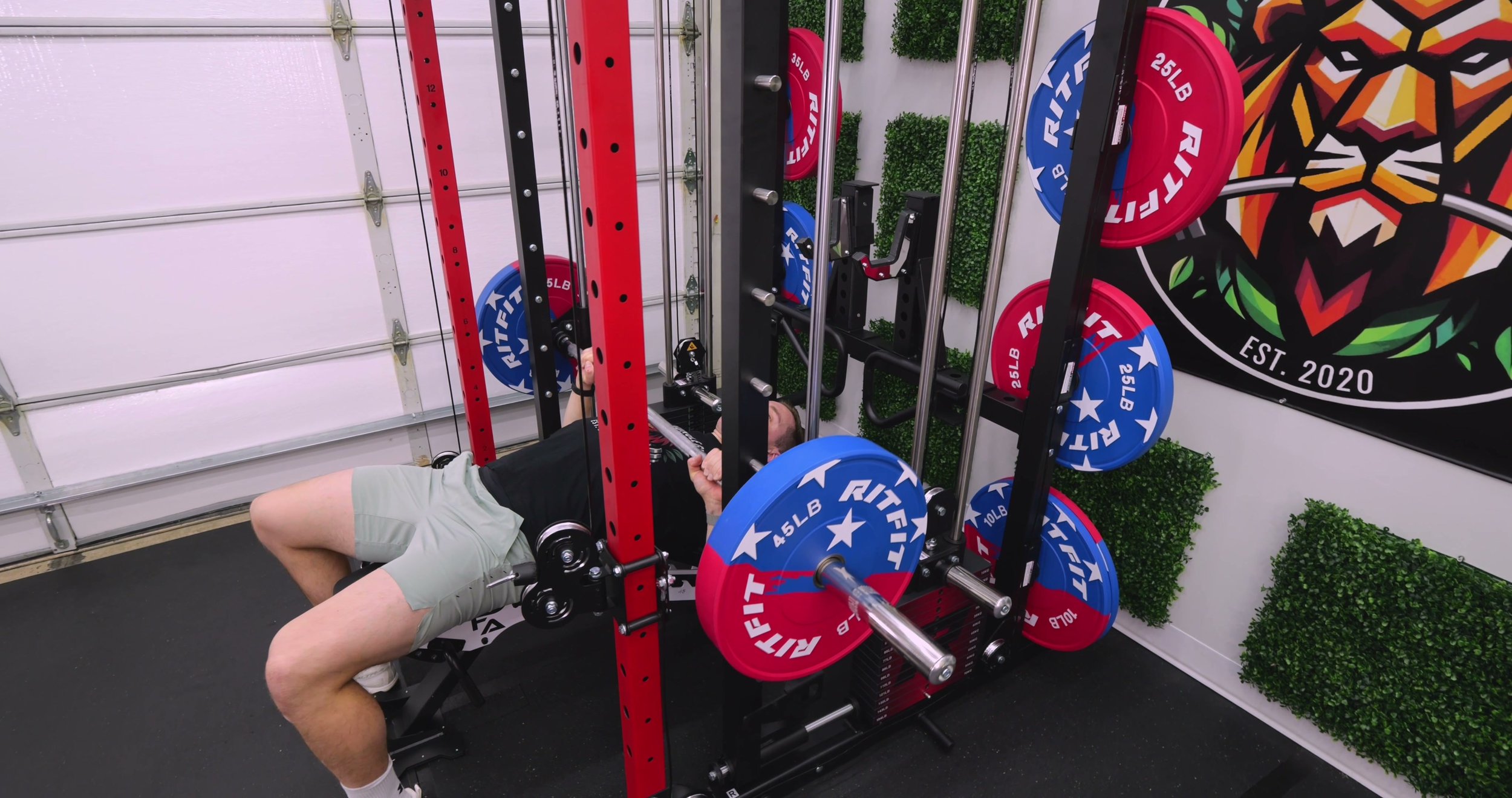 ritfit 3d smith machine guide rods and carriage detail