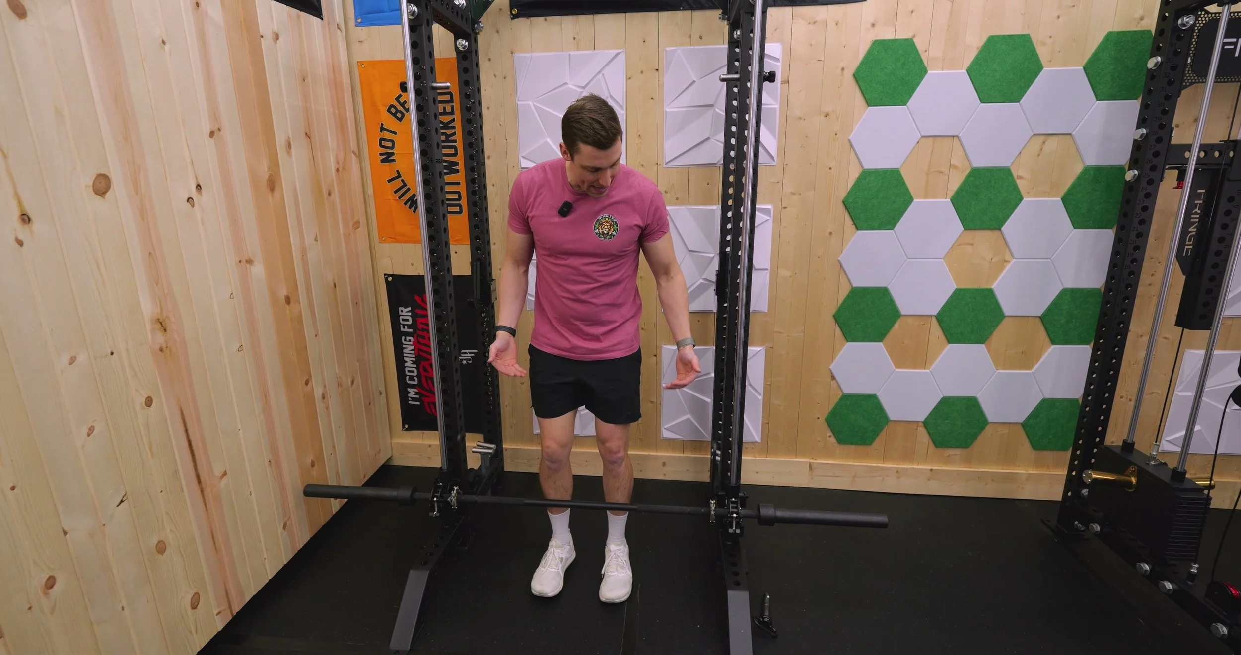 bob smith attachment showing lowest bar position near rack base