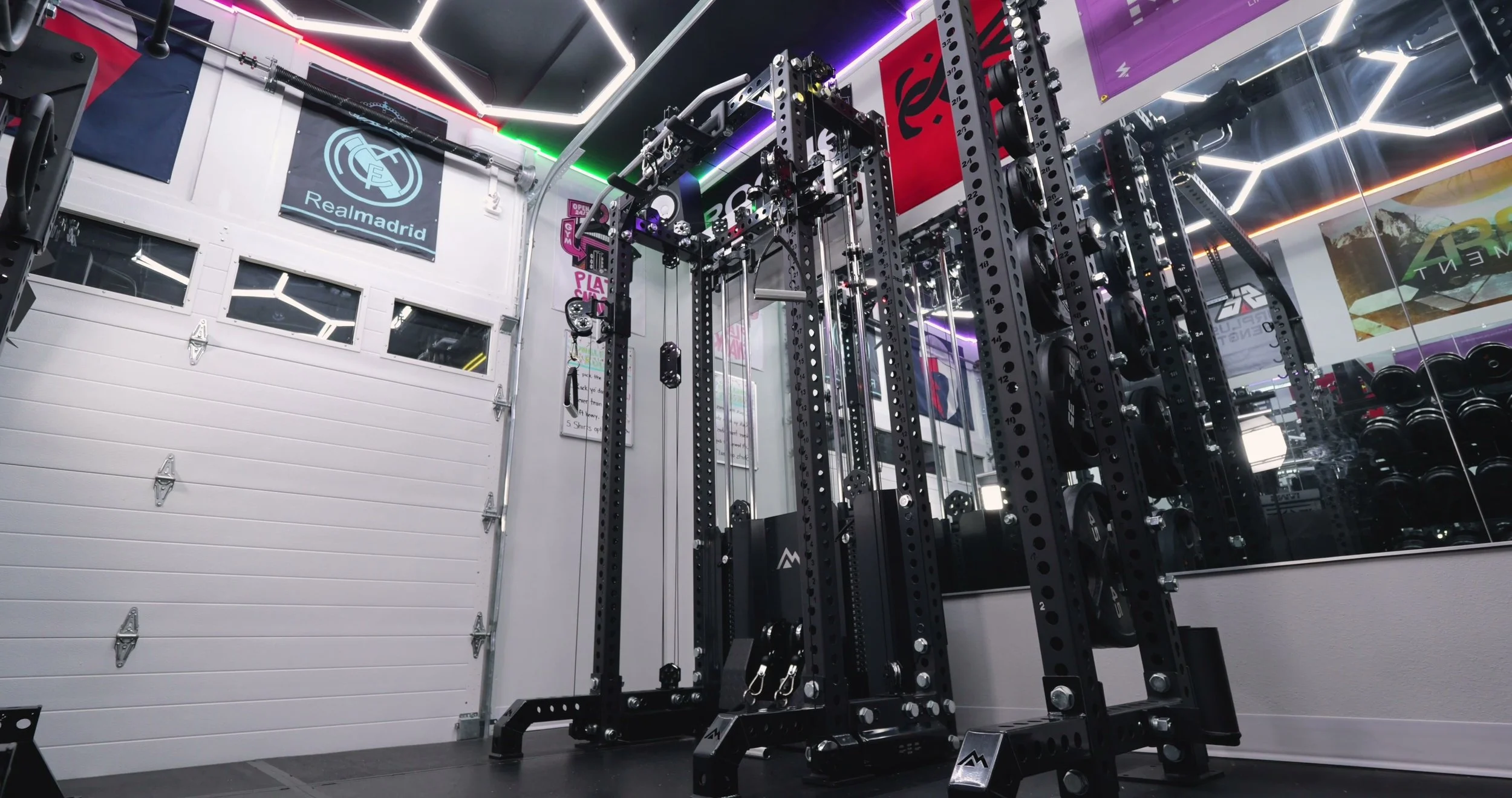 rep fitness ares 2.0 installed on pr5000 rack in home gym