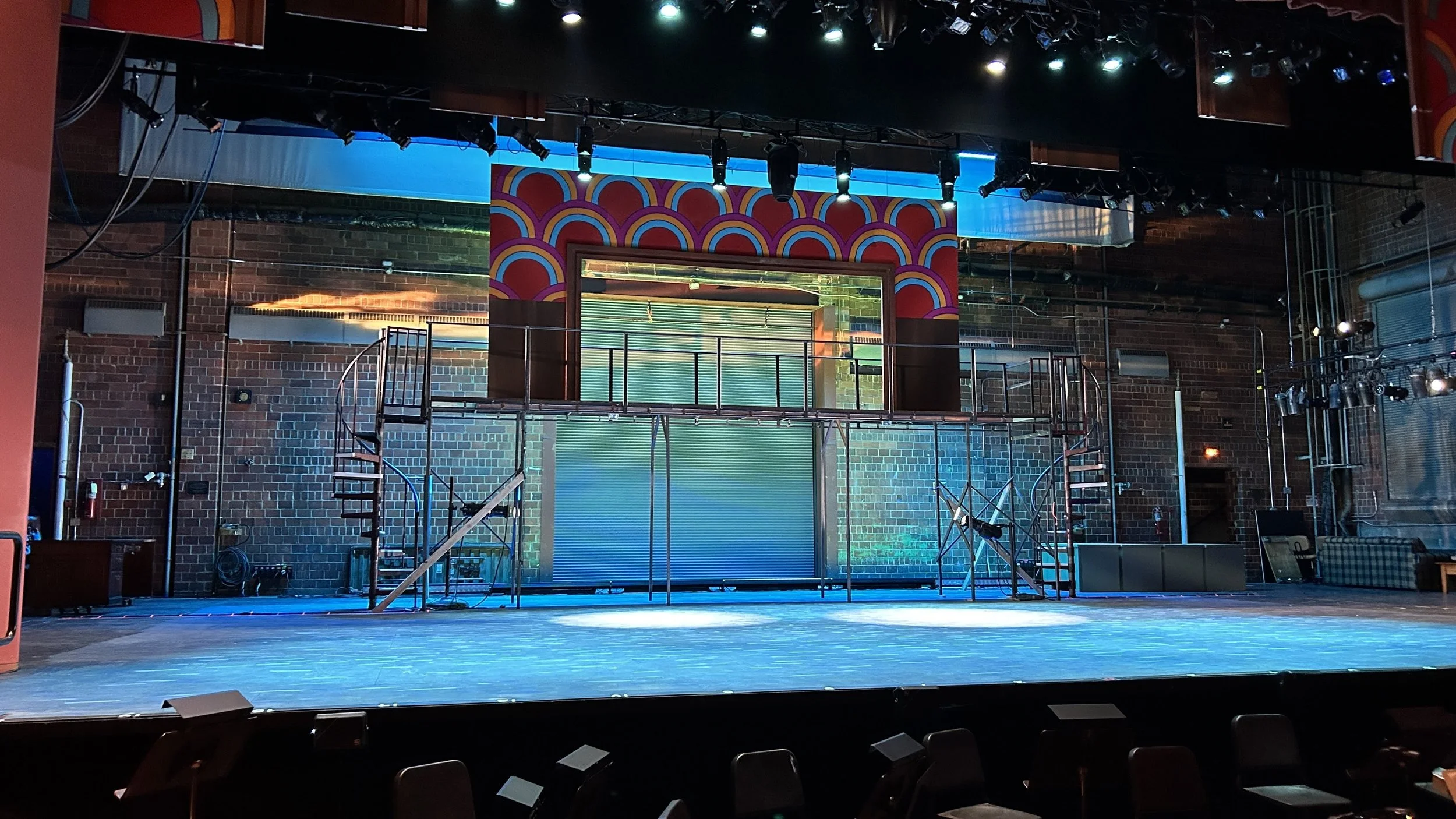 Load-in progress photo