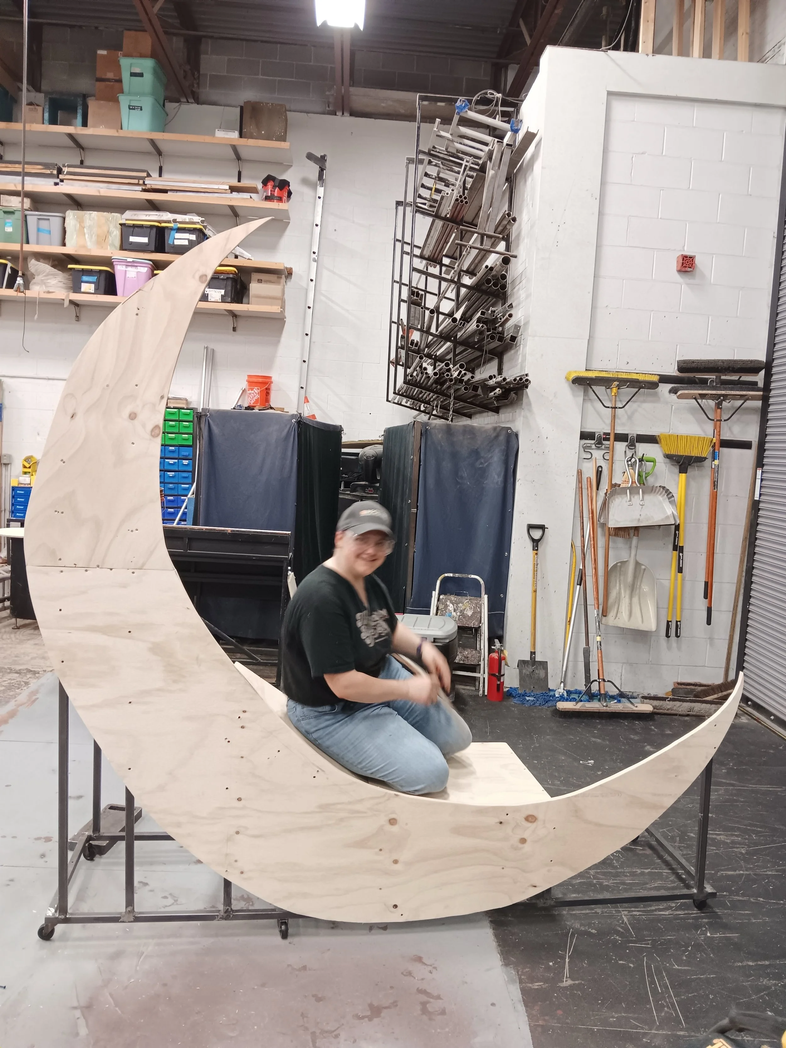 Moon cart while under construction