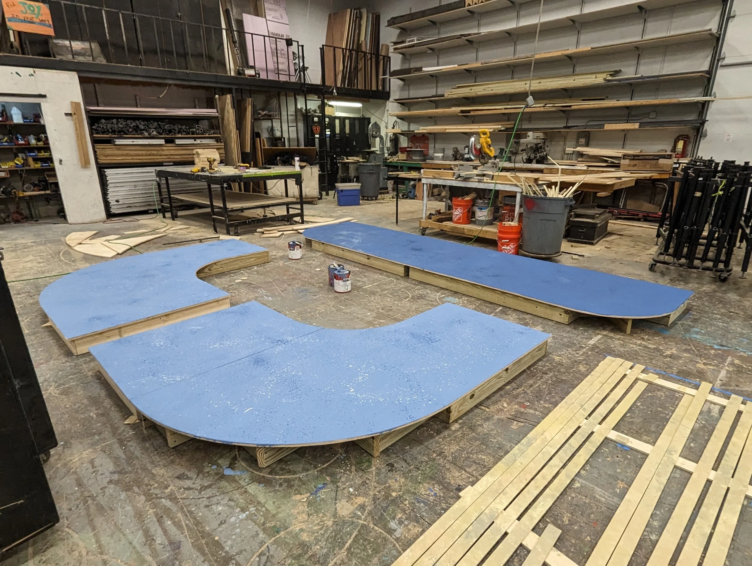 Platform speckle treatment