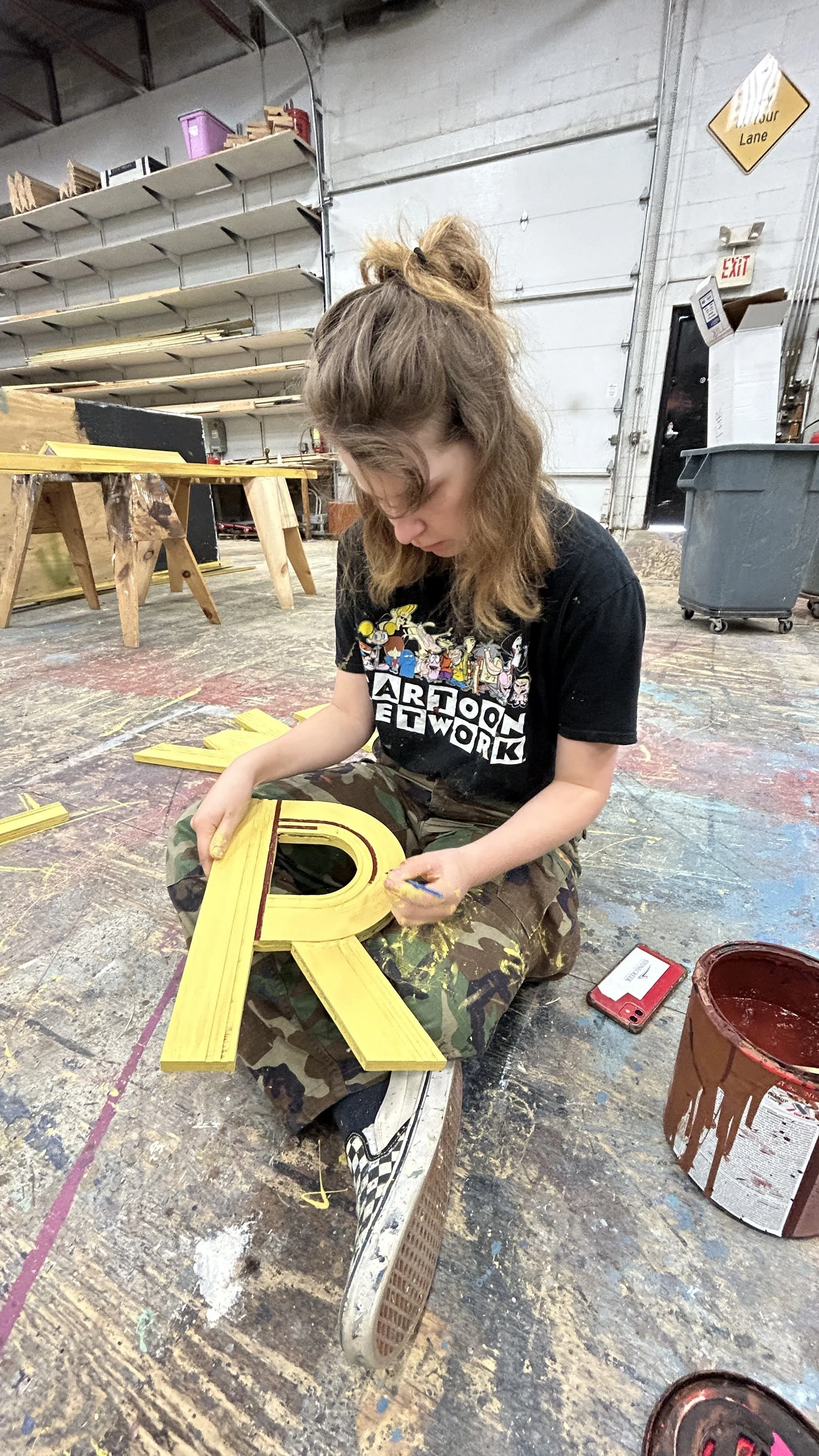 Details on the lettering