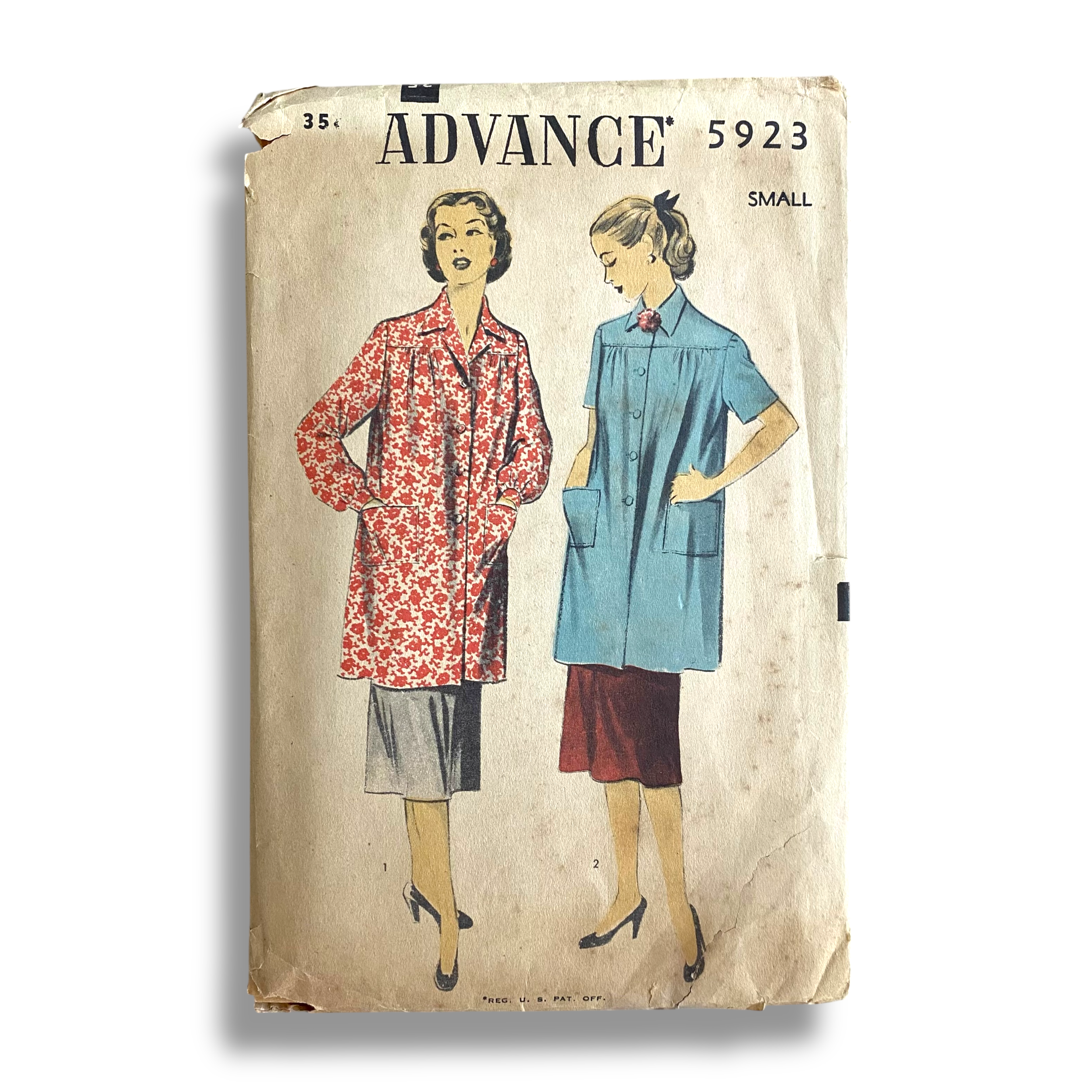 Advance 5923, 50s Smock, Size Small, Cut & Complete, Vintage Sewing Pattern1.png